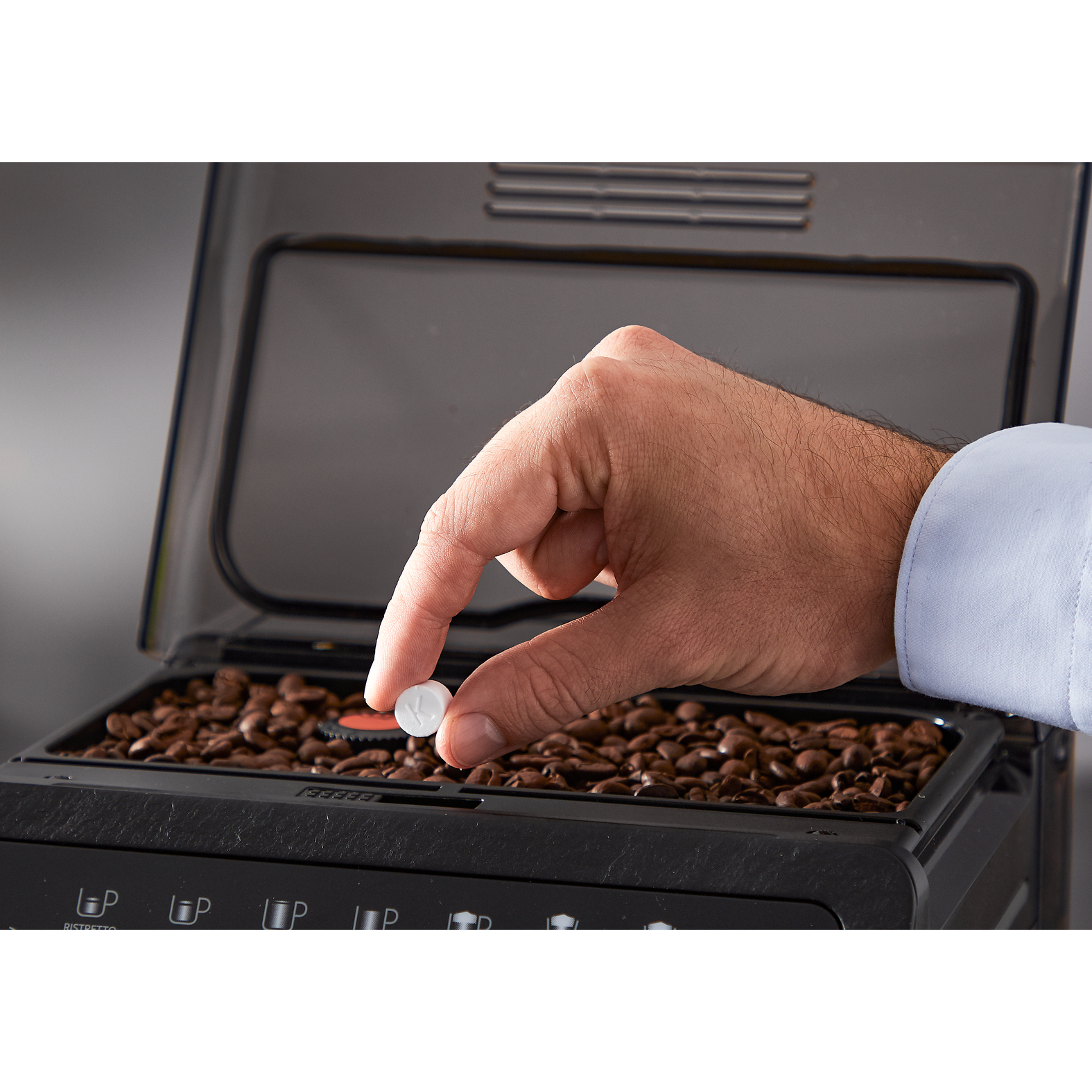 Voir la diapositive 13 : KRUPS Machine à café expresso avec broyeur EA897B10 - Noir
