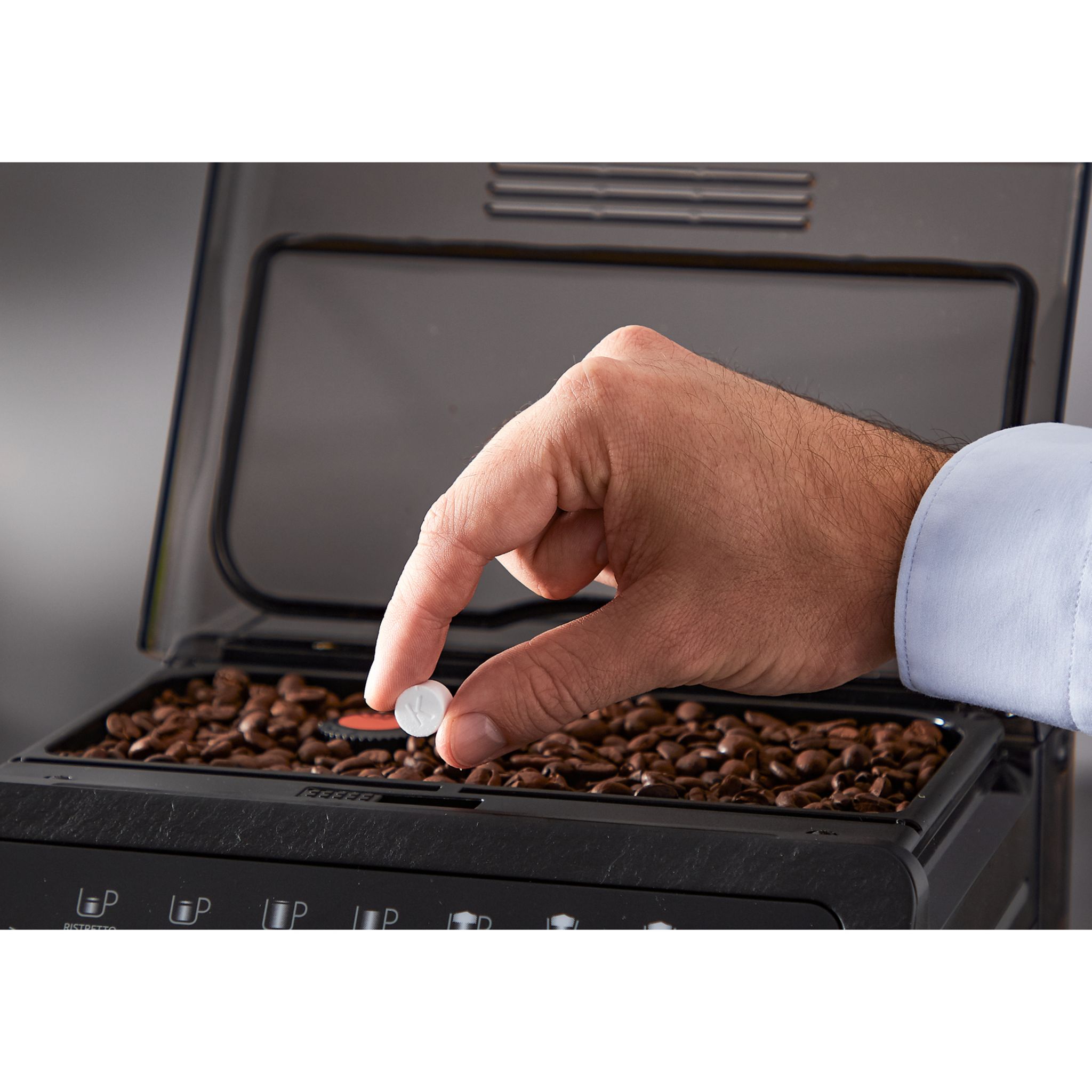 Voir la diapositive 13 : KRUPS Machine à café expresso avec broyeur EA897B10 - Noir