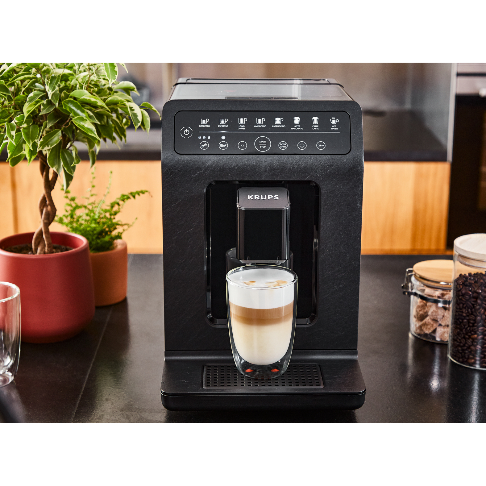 Voir la diapositive 6 : KRUPS Machine à café expresso avec broyeur EA897B10 - Noir