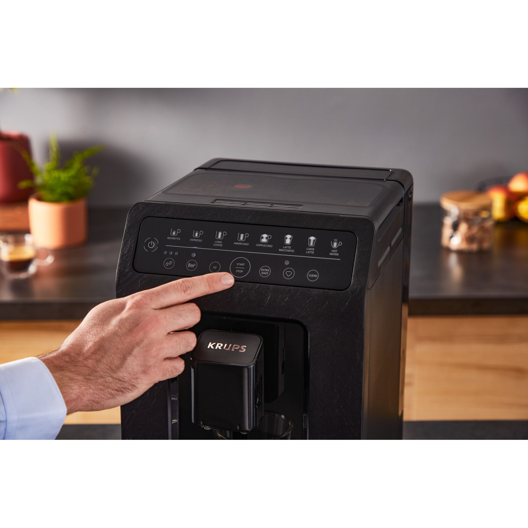 Voir la diapositive 10 : KRUPS Machine à café expresso avec broyeur EA897B10 - Noir