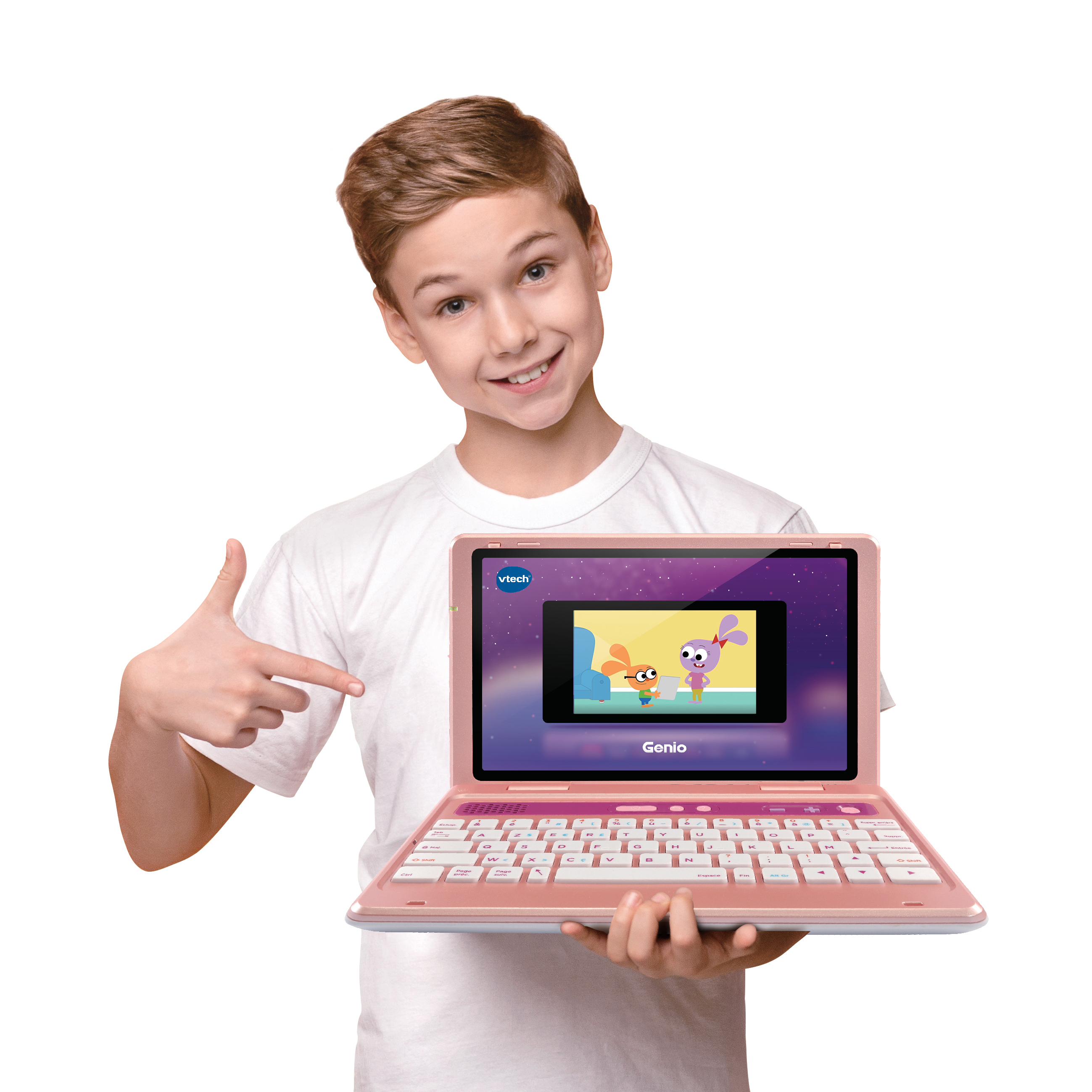 Voir la diapositive 9 : VTECH Genio, mon 1er vrai ordi - Rose