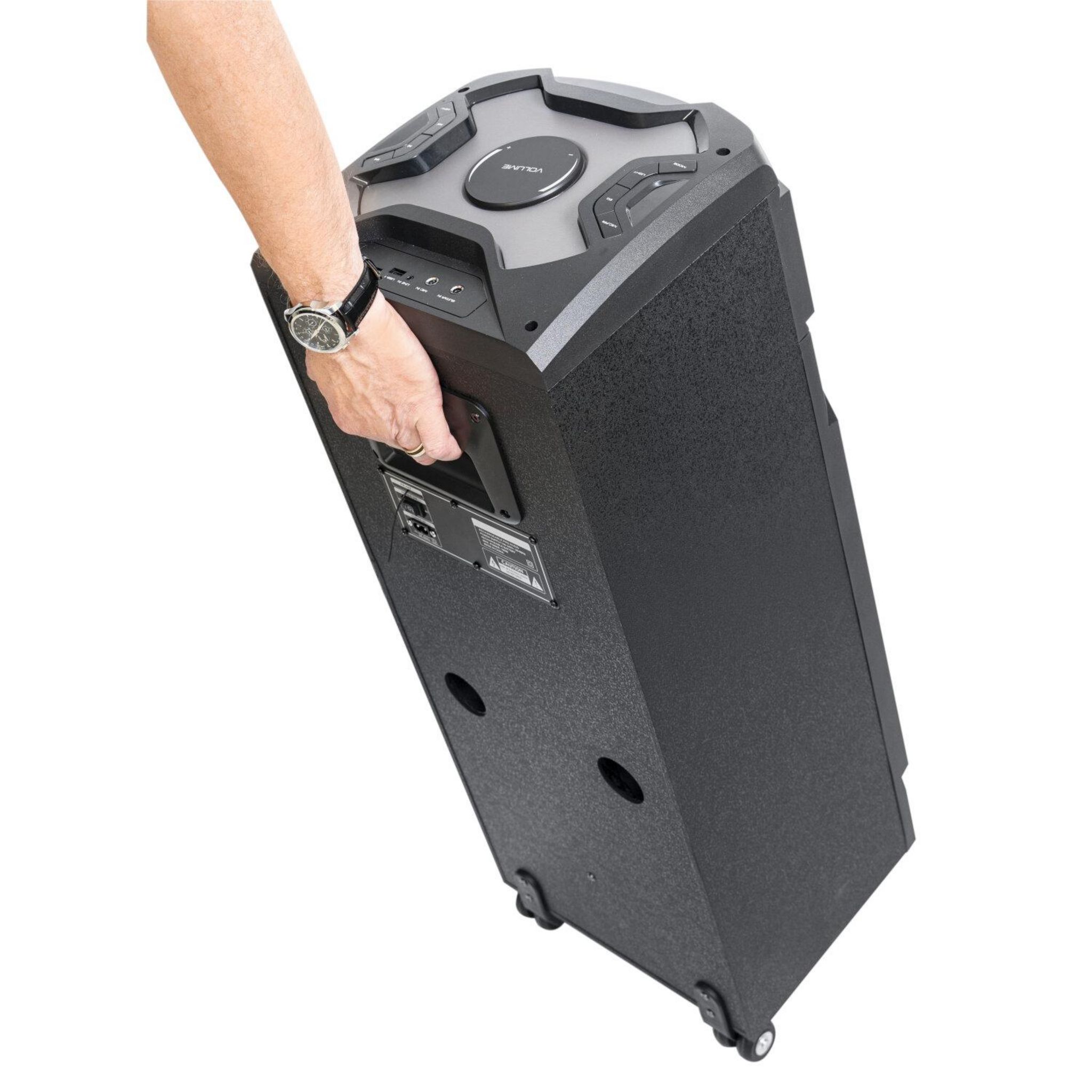 Voir la diapositive 4 : BOOST Enceinte KEPLER LED 1200 - Noir