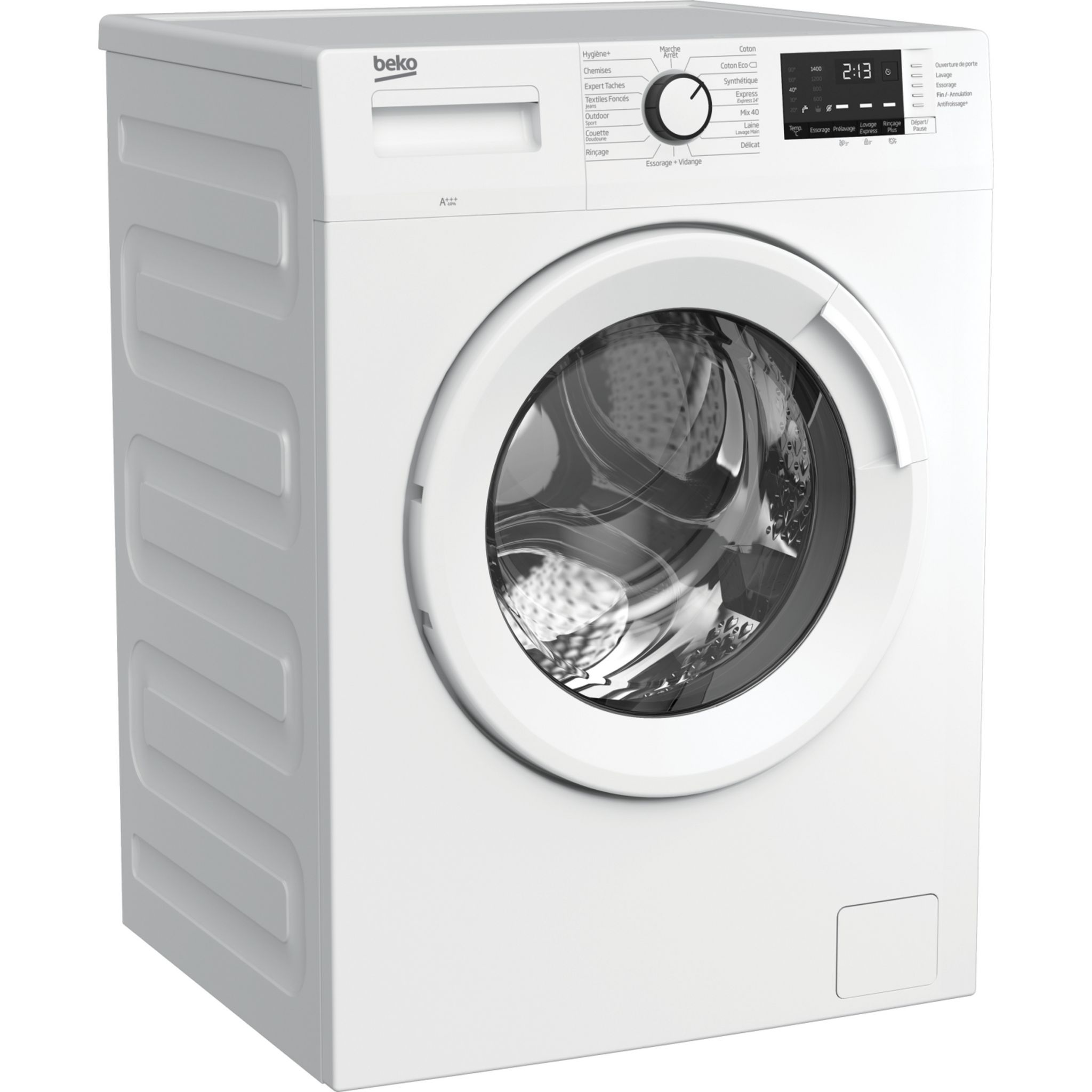Voir la diapositive 2 : BEKO Lave linge hublot LLF102W2, 10 kg, 1200 T/min
