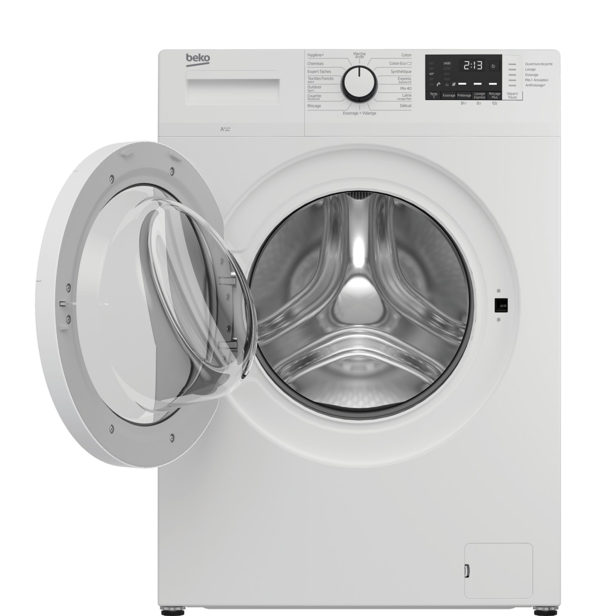 Voir la diapositive 3 : BEKO Lave linge hublot LLF102W2, 10 kg, 1200 T/min