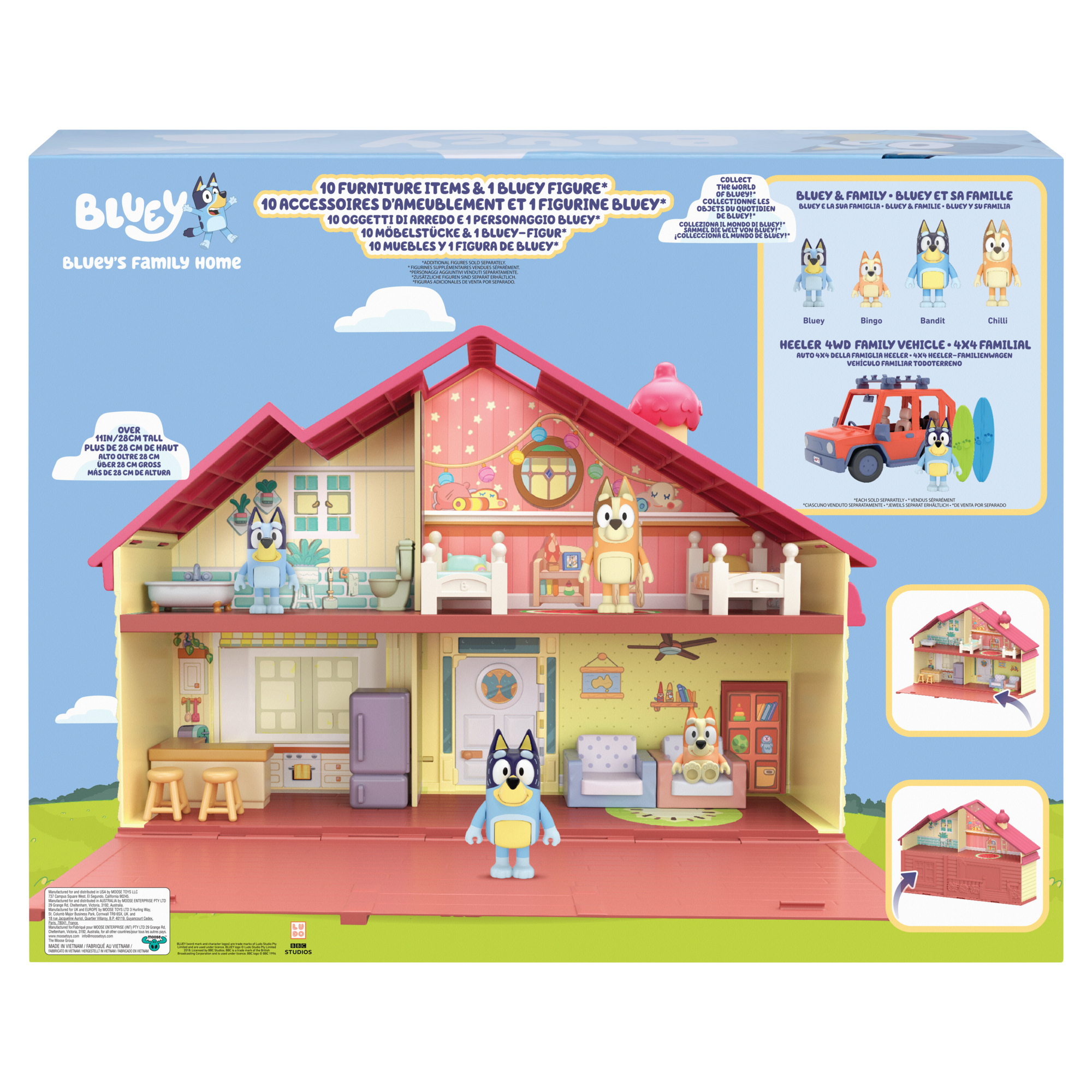 Voir la diapositive 2 : MOOSE La maison de Bluey