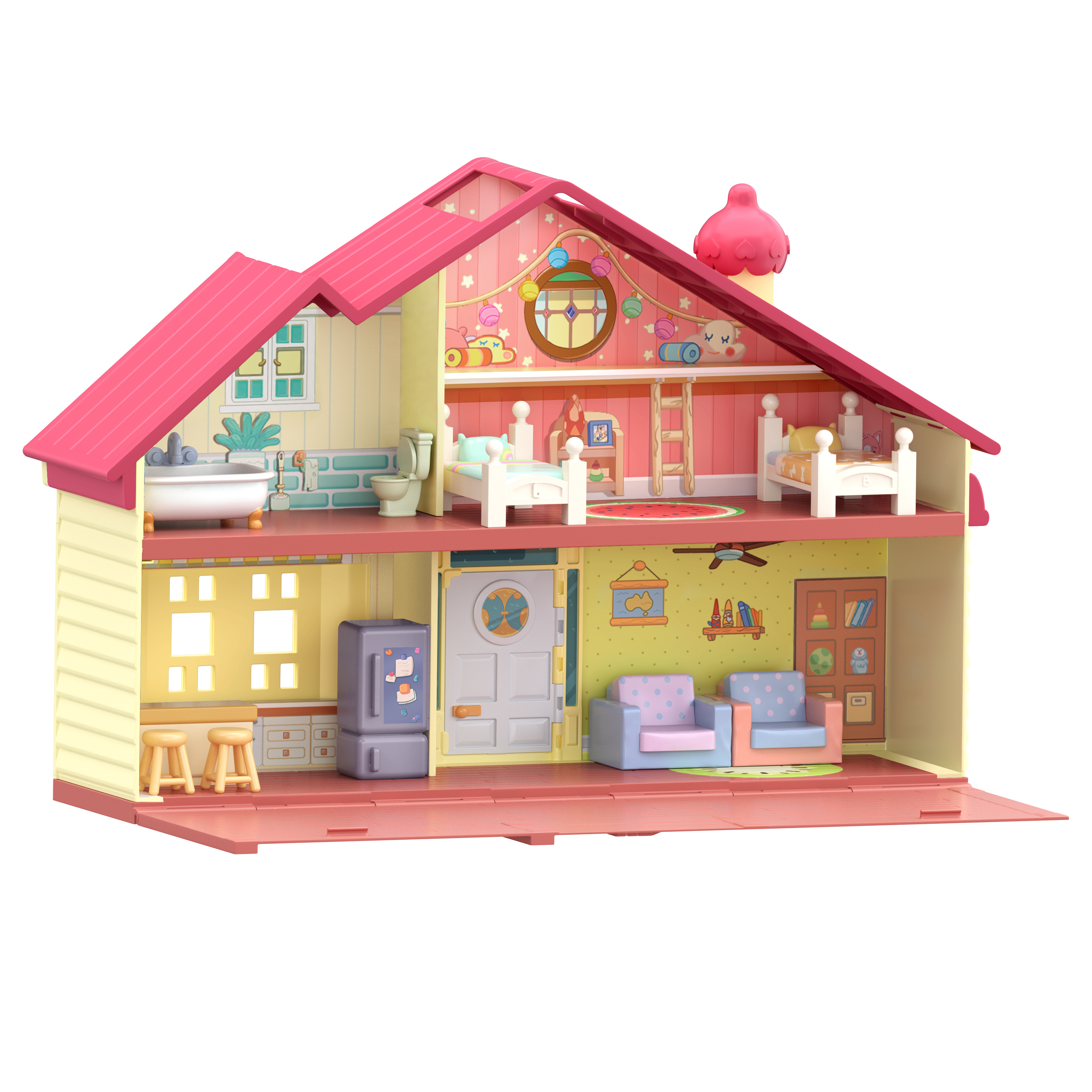 Voir la diapositive 4 : MOOSE La maison de Bluey