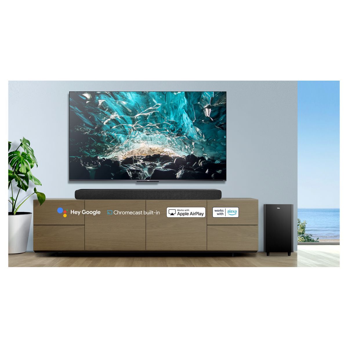 TCL Barre de son TCL TS8132 Dolby Atmos  3.1.2 avec caisson de basses sans fil