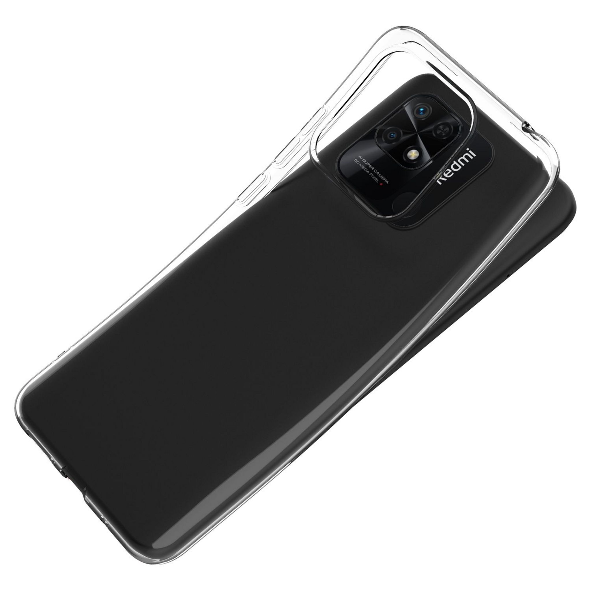 Voir la diapositive 2 : QILIVE Coque pour XIAOMI Redmi 10C - Transparente