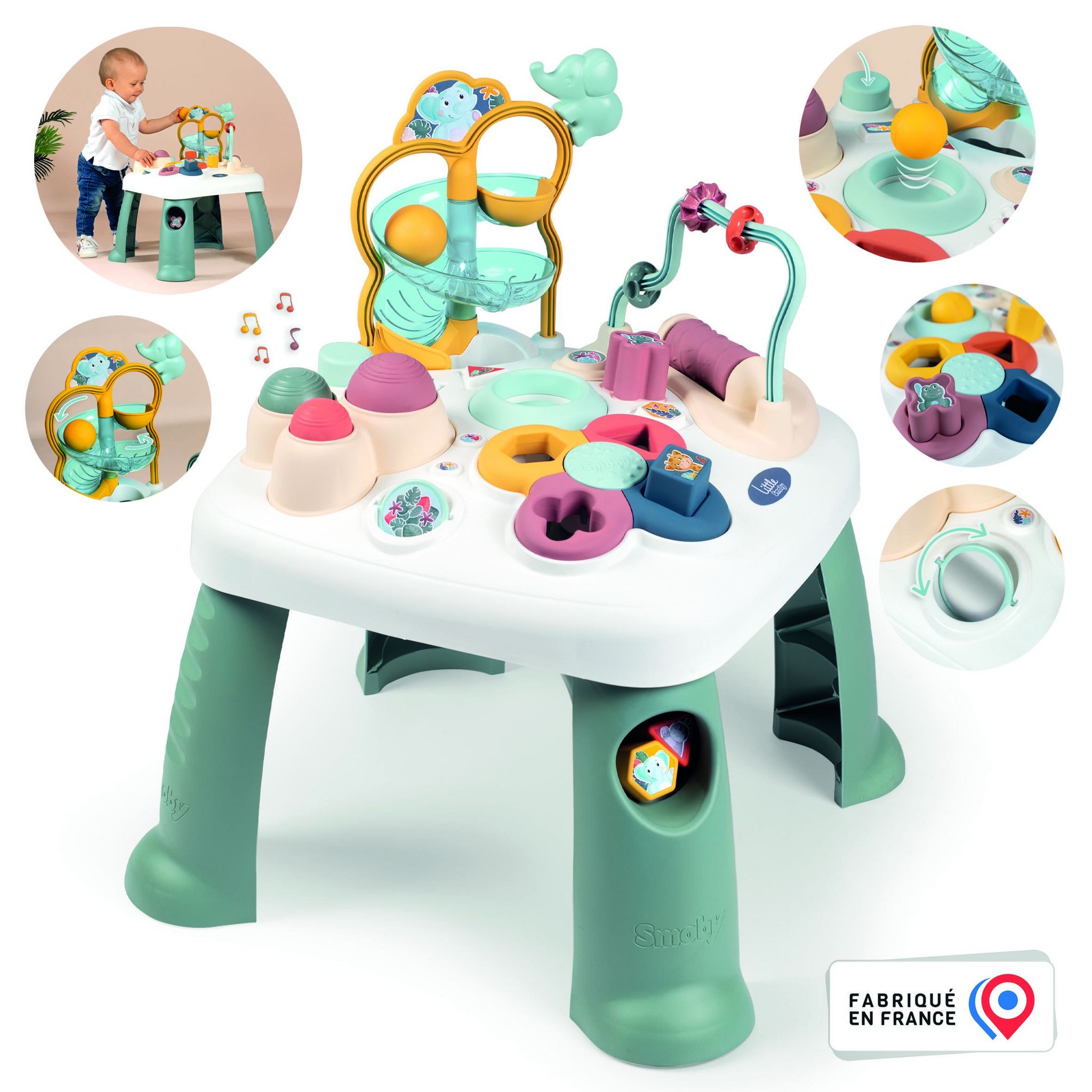 Voir la diapositive 2 : SMOBY Table d'activités Little Smoby