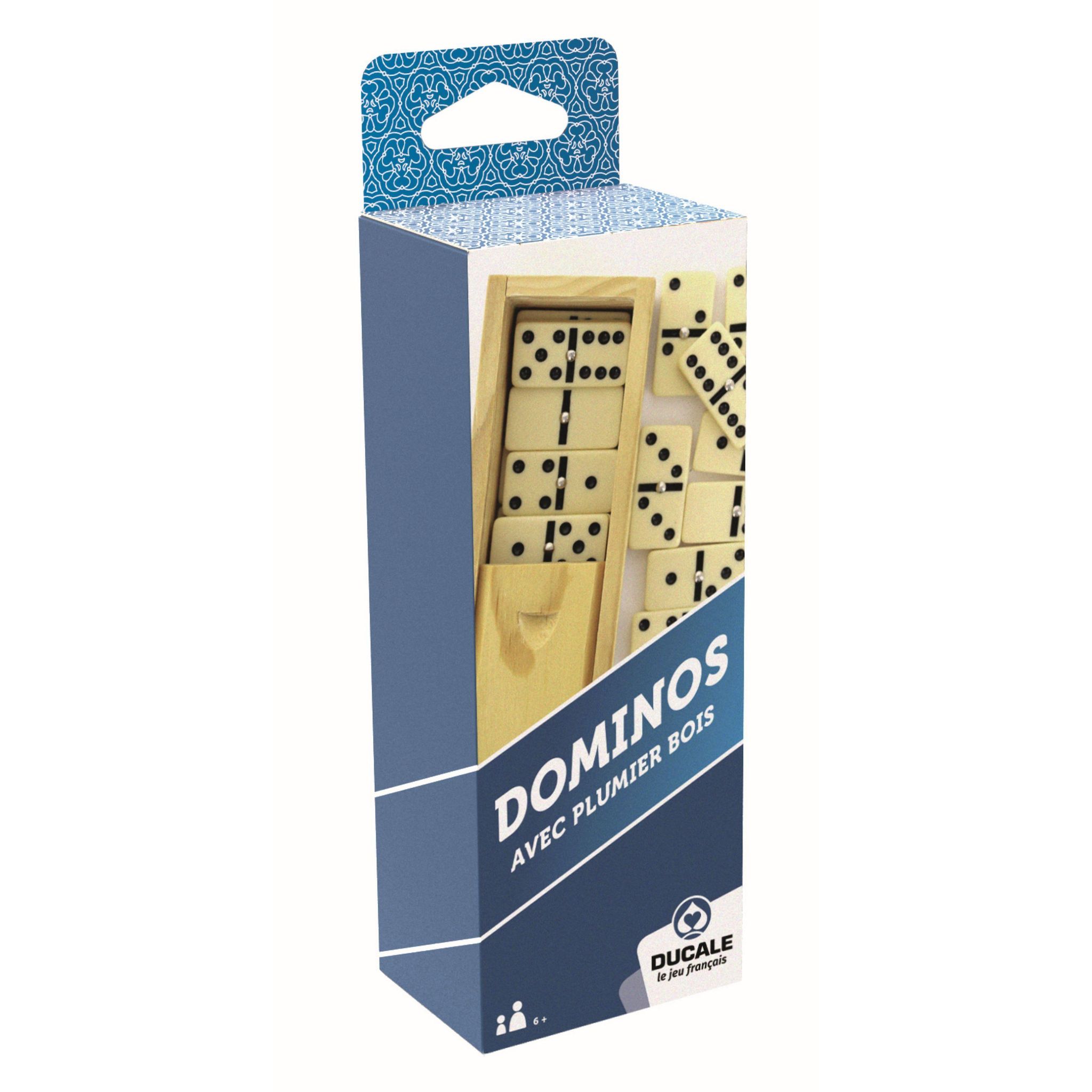 CARTAMUNDI Jeu Dominos avec Plumier Bois