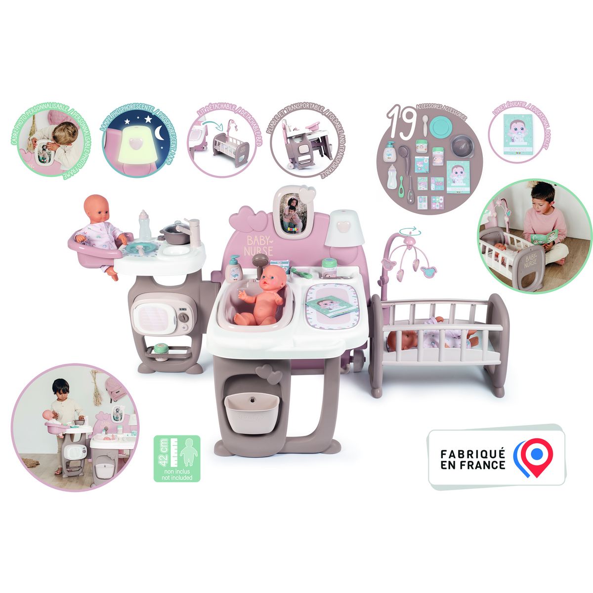 SMOBY Baby Nurse Grande maison de bébés