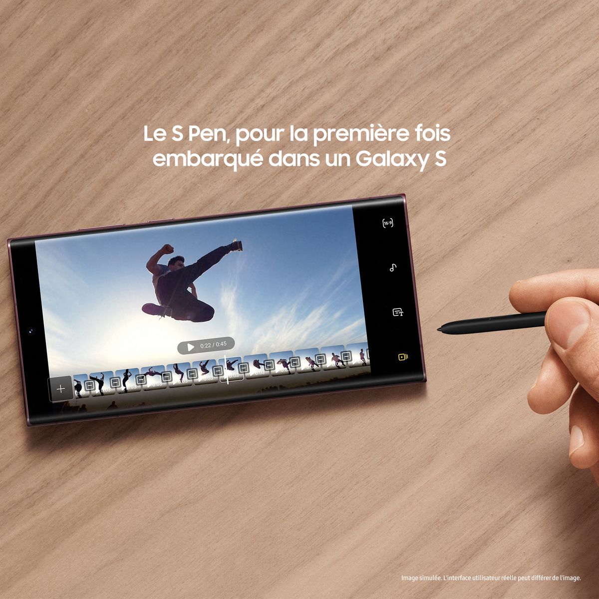 SAMSUNG Galaxy S22 Ultra - 128GO - Noir