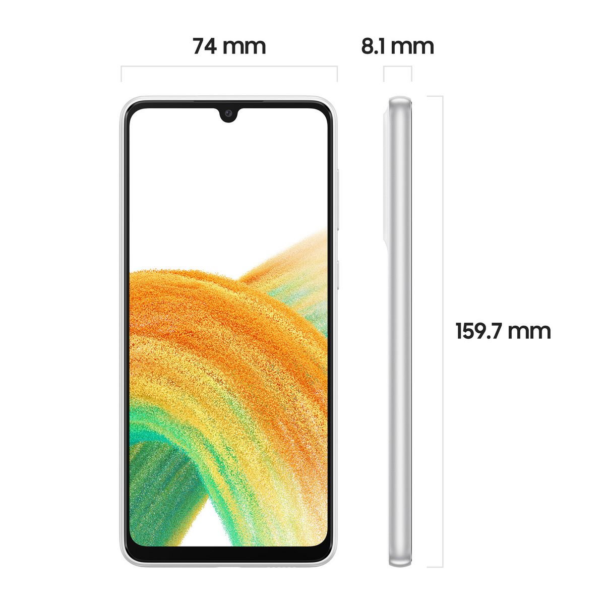 SAMSUNG Smartphone Galaxy A33 5G - 128GO - Blanc