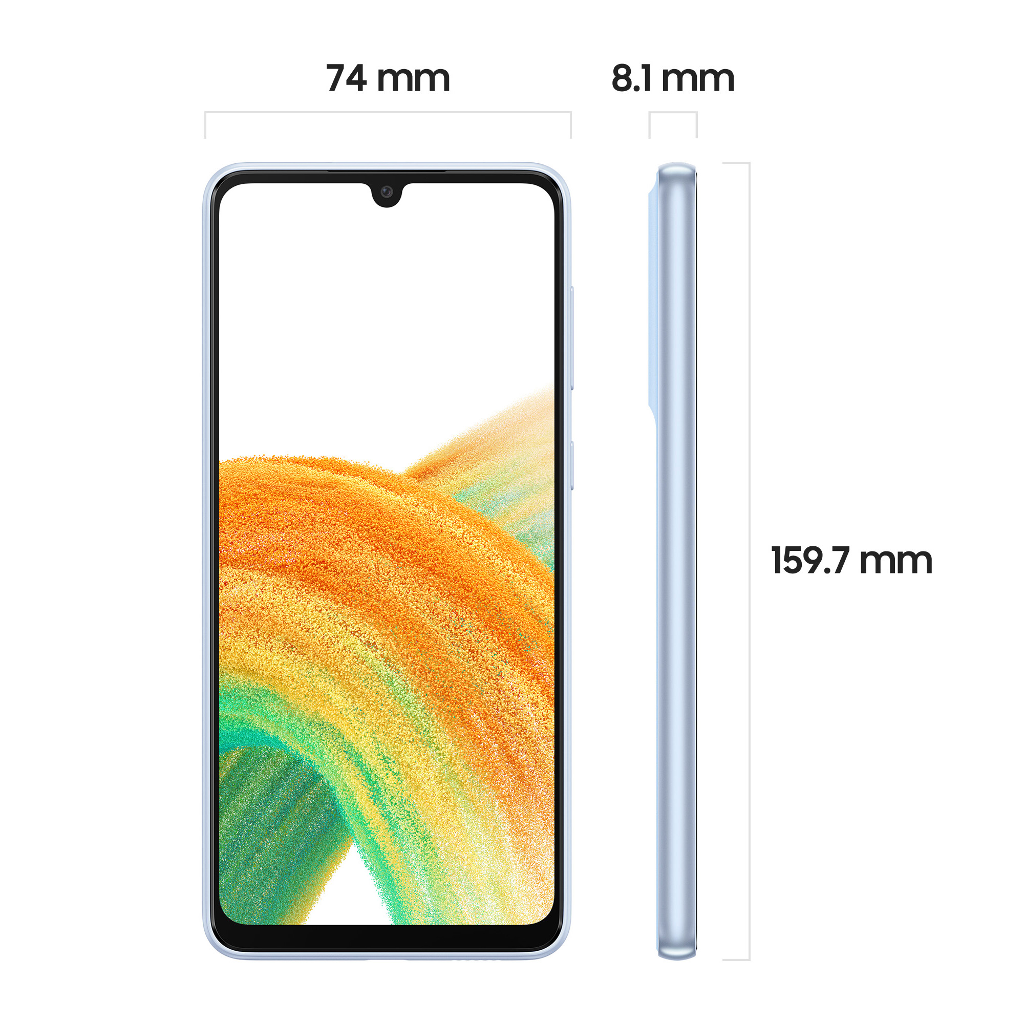 Voir la diapositive 4 : SAMSUNG Smartphone Galaxy A33 5G - 128GO - Bleu