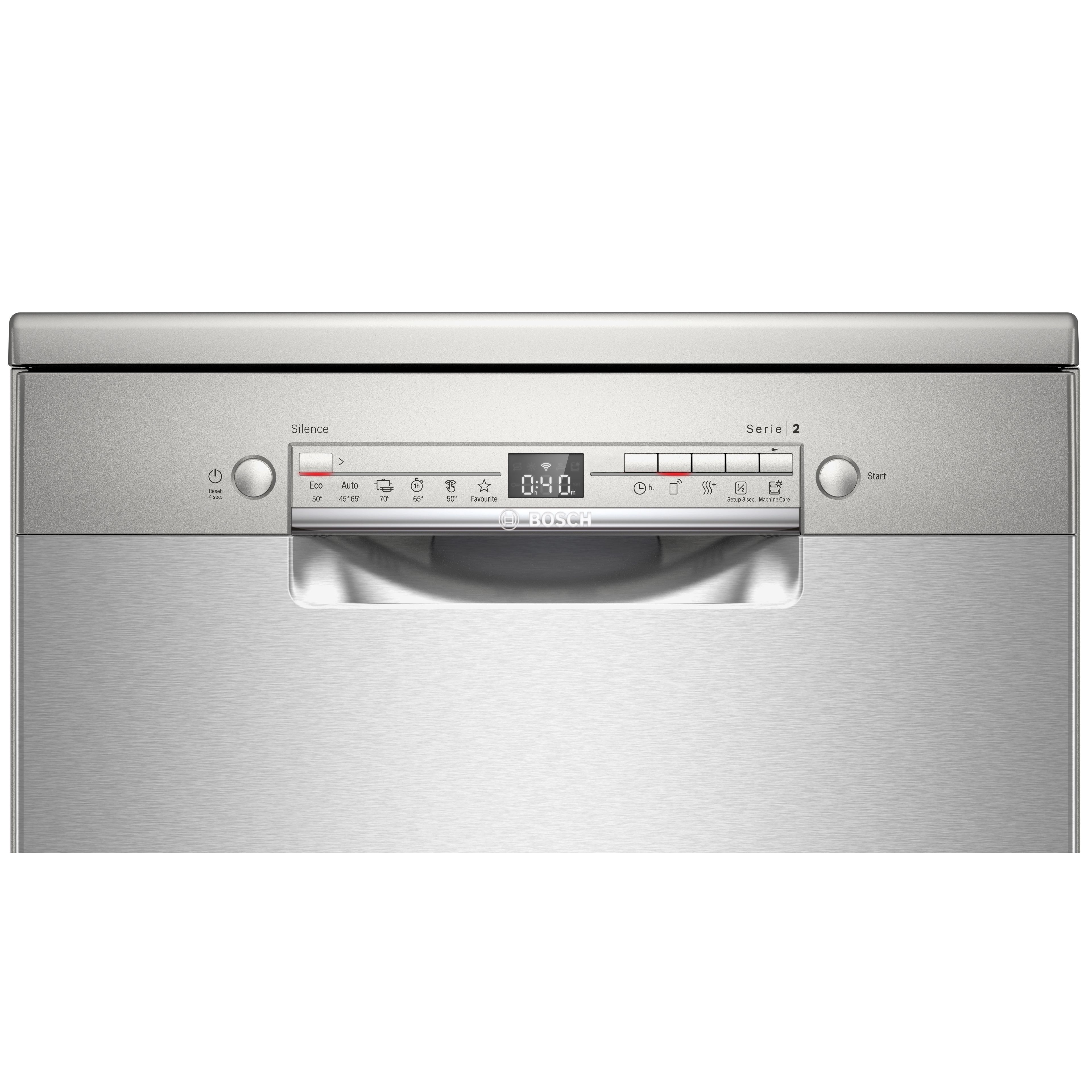 Voir la diapositive 10 : BOSCH Lave vaisselle pose libre SMS2HTI79E, 12 couverts, 60 cm, 46 dB, 6 programmes