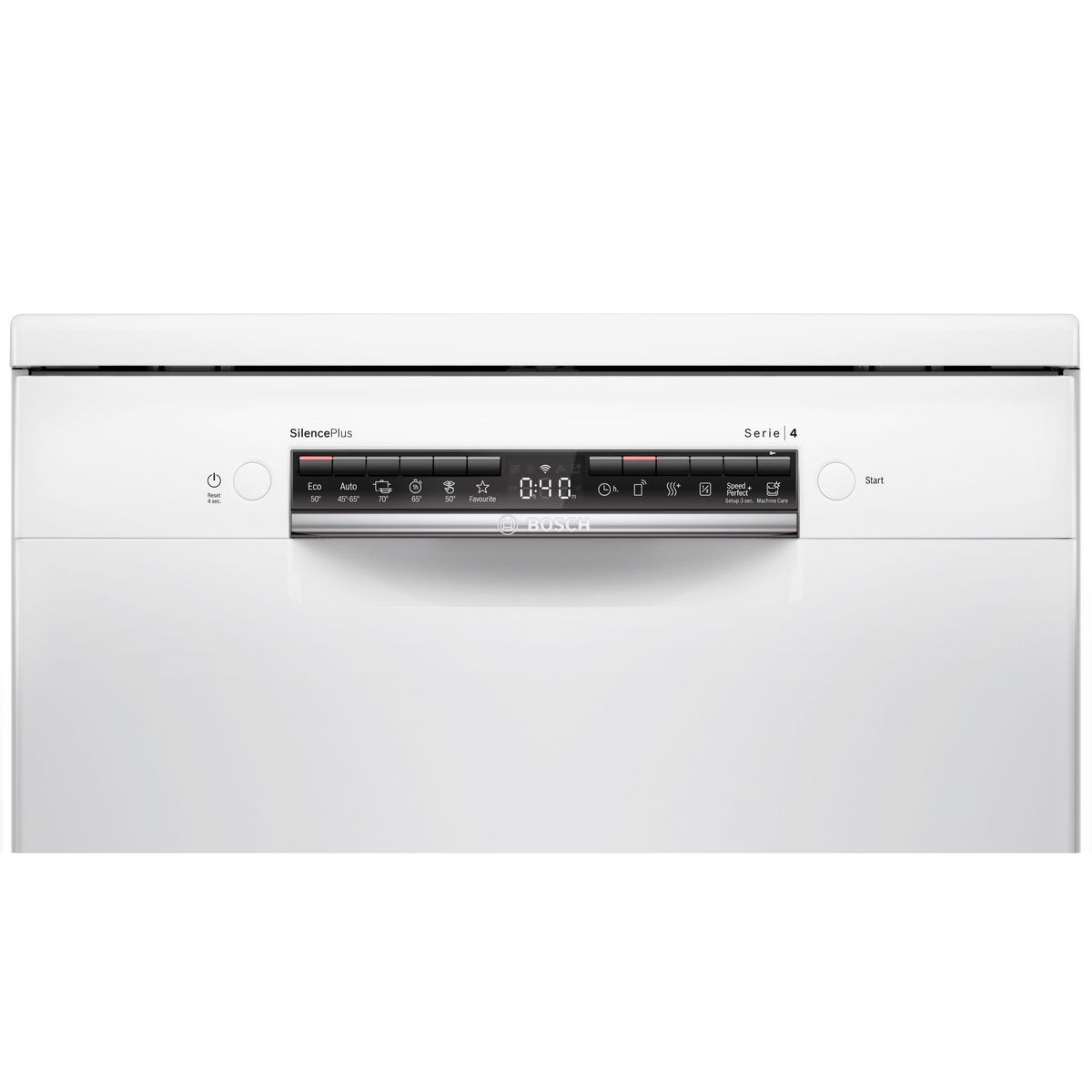 BOSCH Lave vaisselle pose libre SMS4HTW47E, 12 couverts, 60 cm, 44 dB, 6 programmes