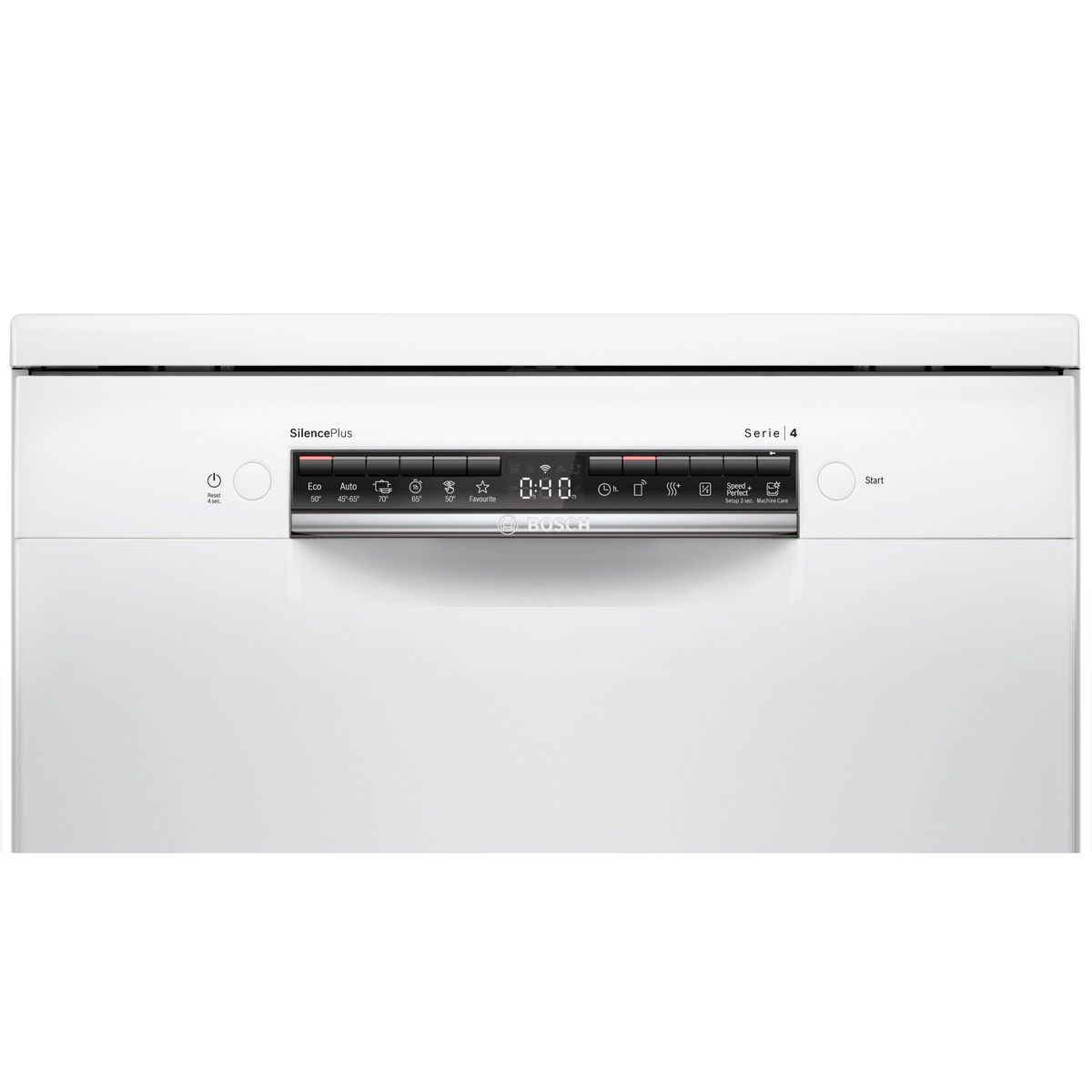 BOSCH Lave vaisselle pose libre SMS4HTW47E, 12 couverts, 60 cm, 44 dB, 6 programmes