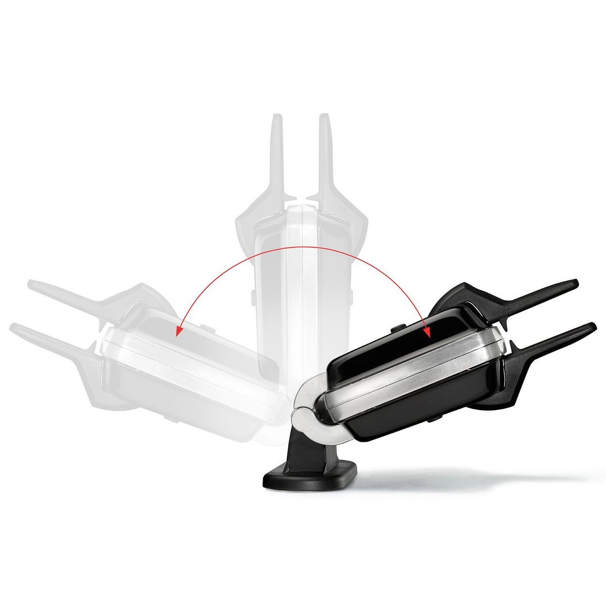 LAGRANGE Gaufrier 2 en 1 39425 - Noir