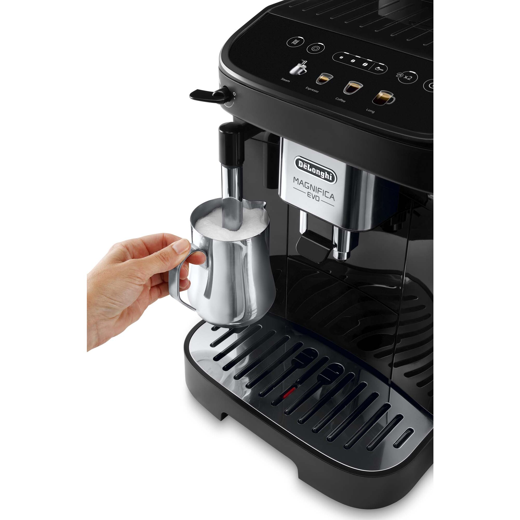 Voir la diapositive 6 : DELONGHI Machine à café expresso avec broyeur ECAM290.21.B - Noir