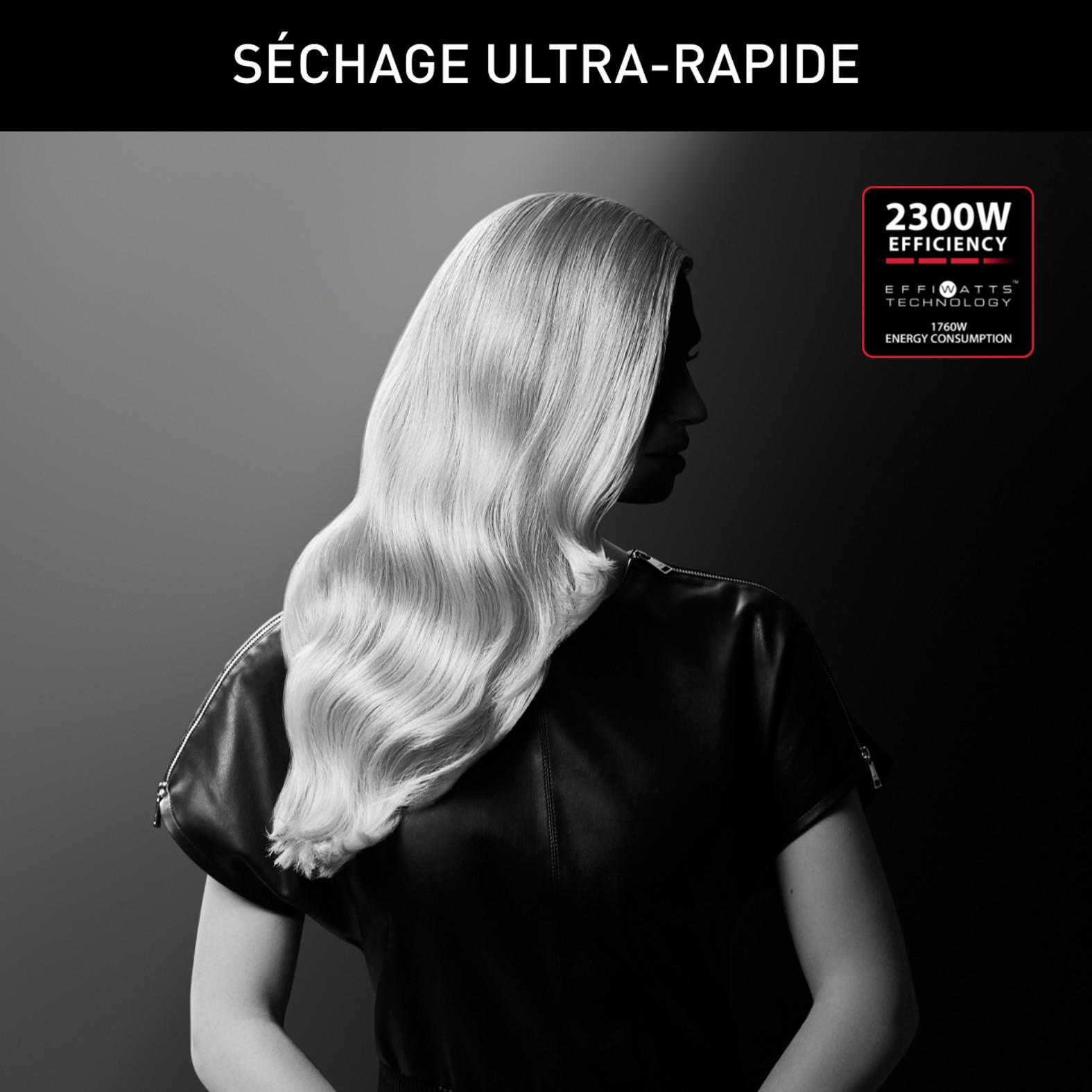 Voir la diapositive 8 : CALOR Sèche cheveux CV581LC0 - Noir