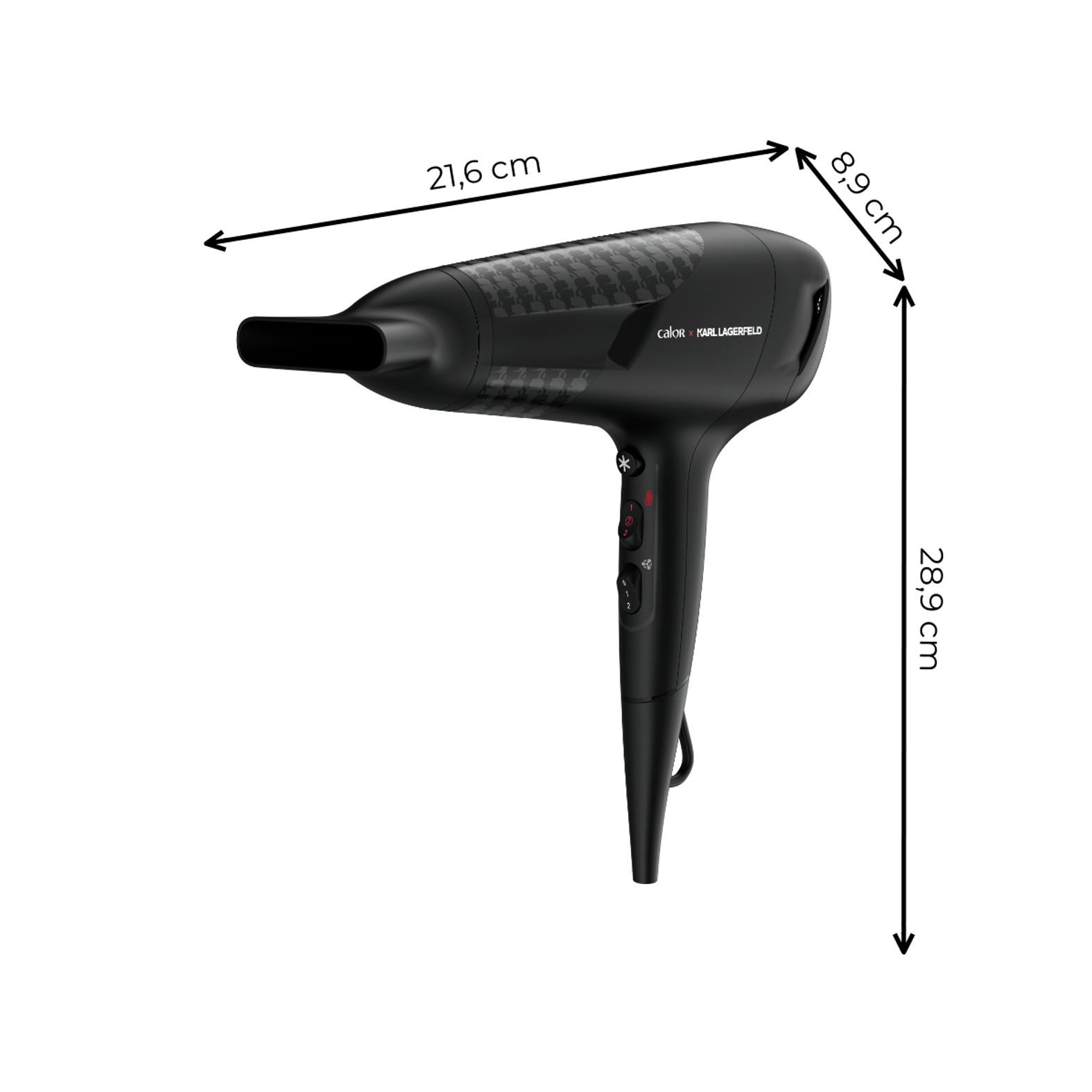 Voir la diapositive 11 : CALOR Sèche cheveux CV581LC0 - Noir