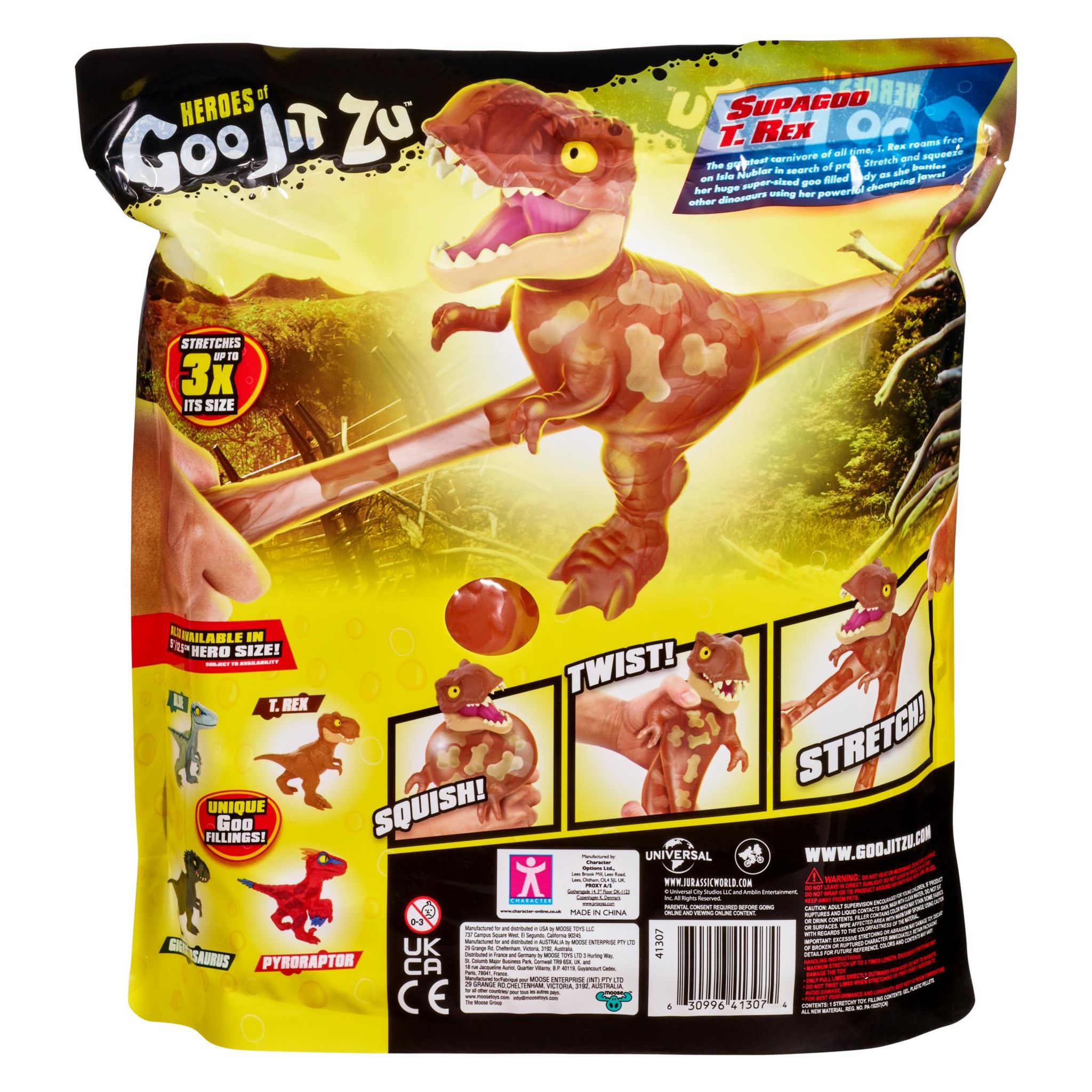 Voir la diapositive 2 : MOOSE Figurine Goo Jit Zu T-REX Jurassic World 15cm