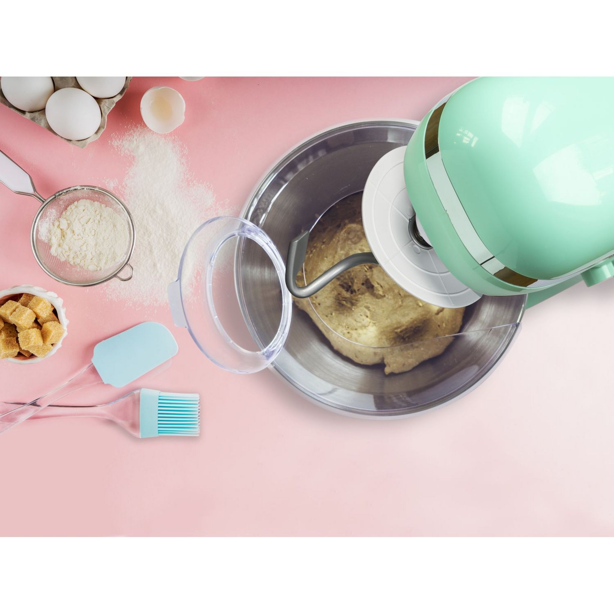 Voir la diapositive 3 : BESTRON Robot pâtissier AKM900M - Bleu