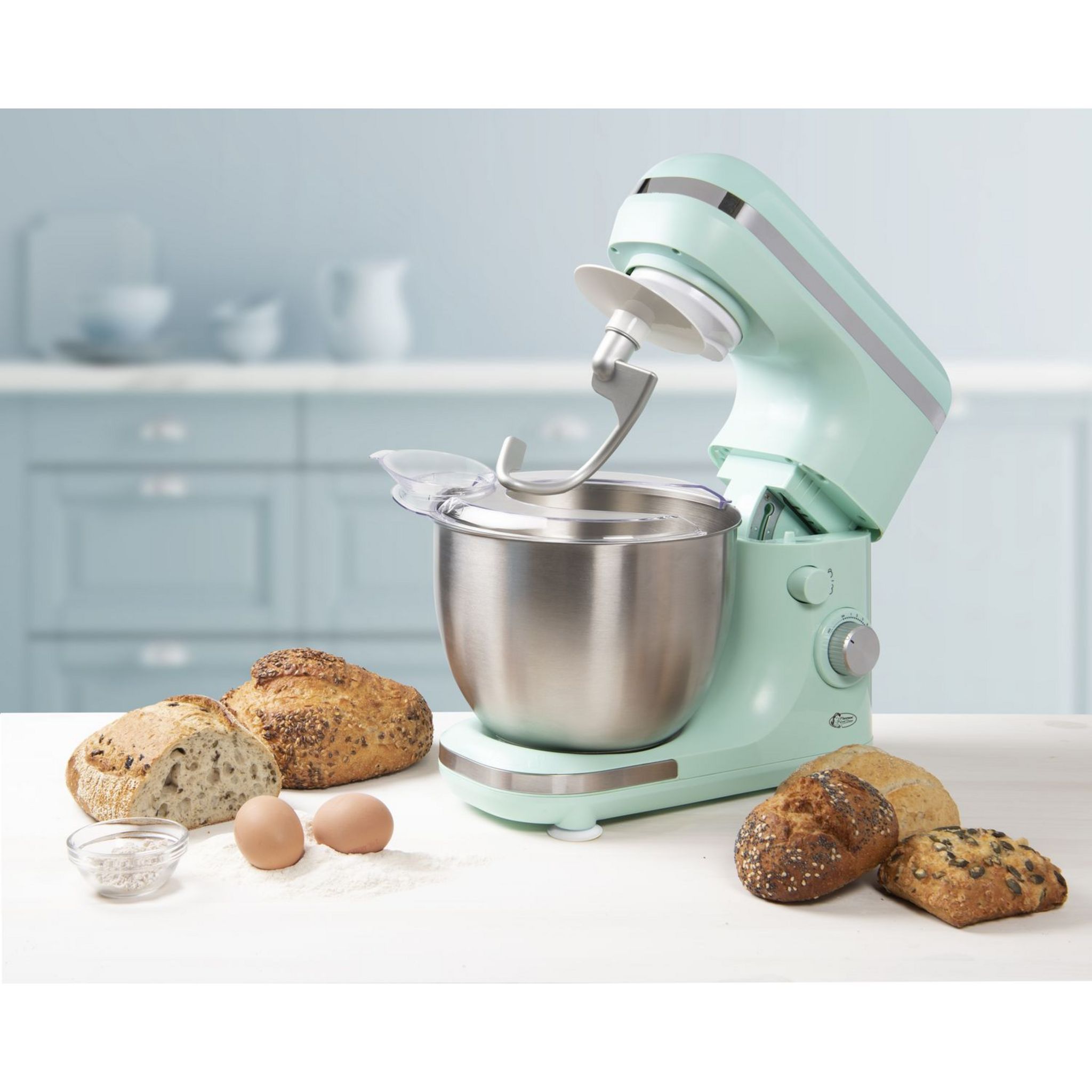 Voir la diapositive 4 : BESTRON Robot pâtissier AKM900M - Bleu