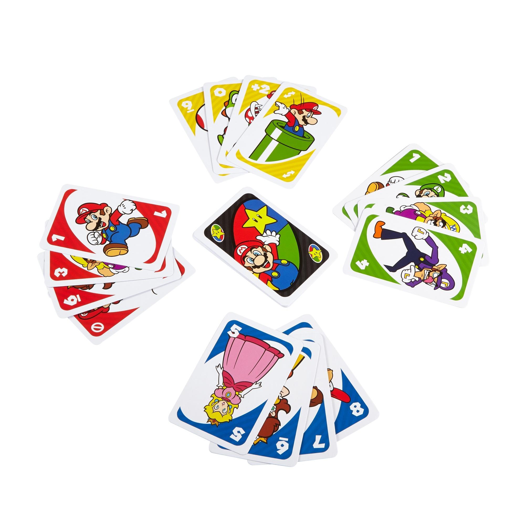 Voir la diapositive 4 : MATTEL Jeu UNO Super Mario Bros