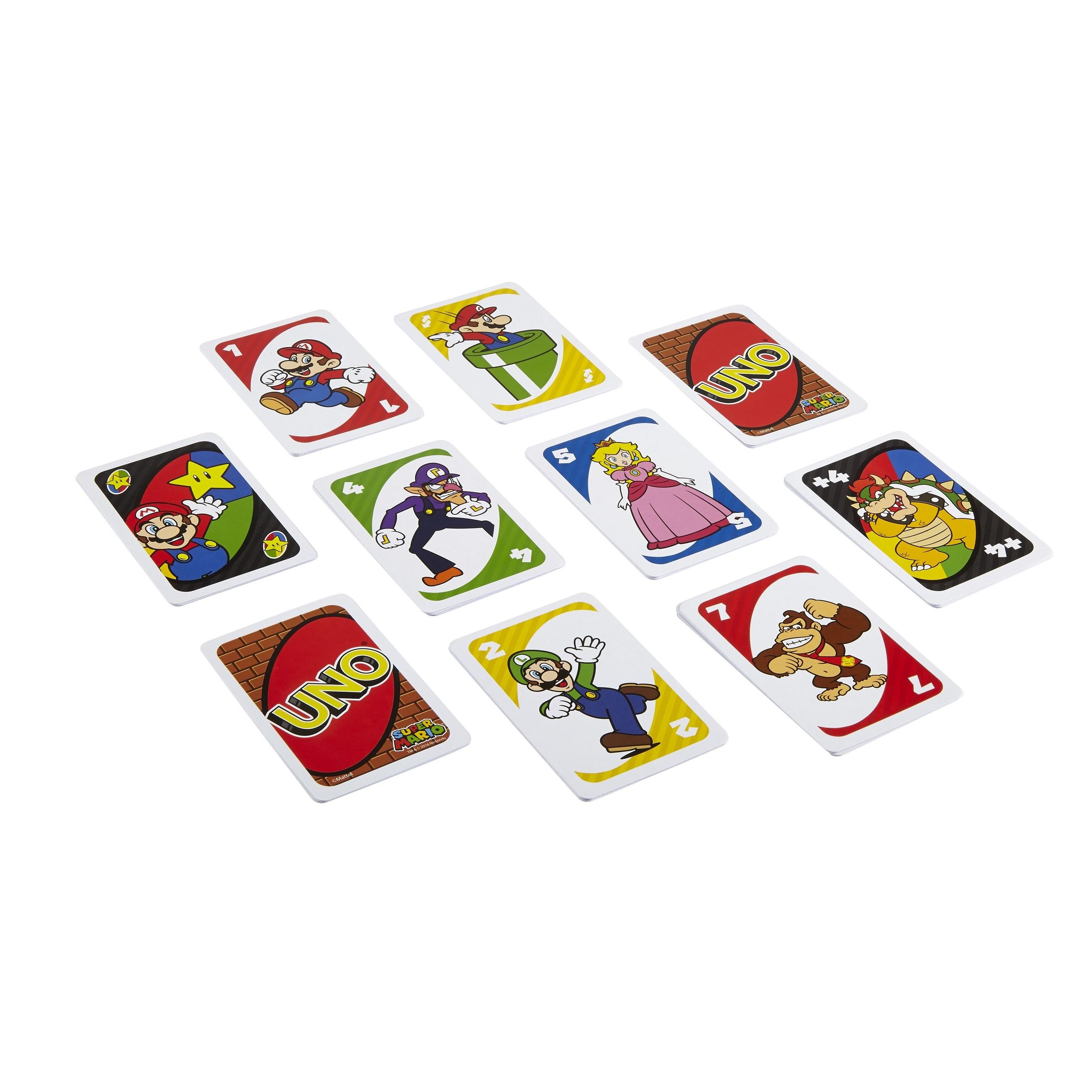 Voir la diapositive 5 : MATTEL Jeu UNO Super Mario Bros
