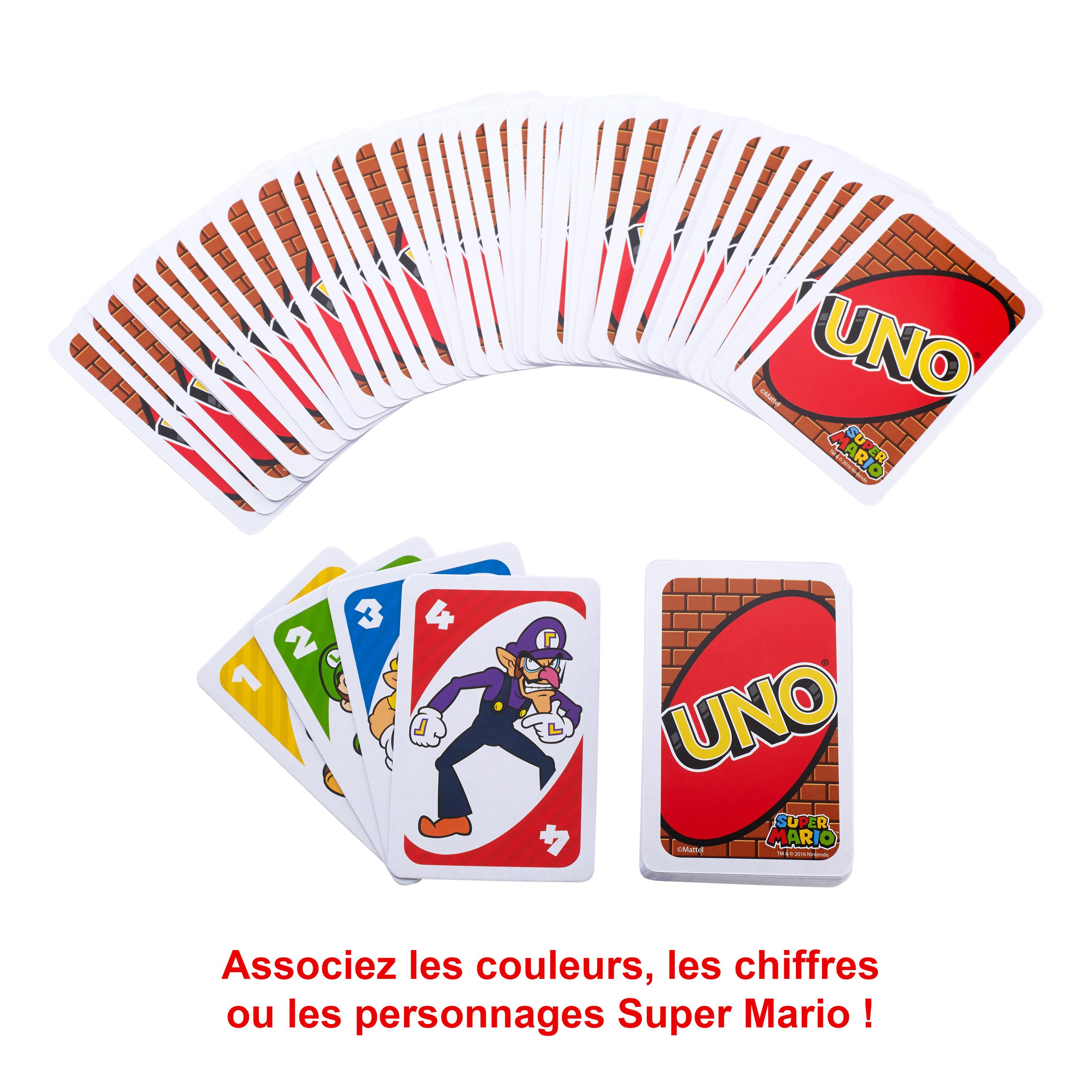 Voir la diapositive 7 : MATTEL Jeu UNO Super Mario Bros