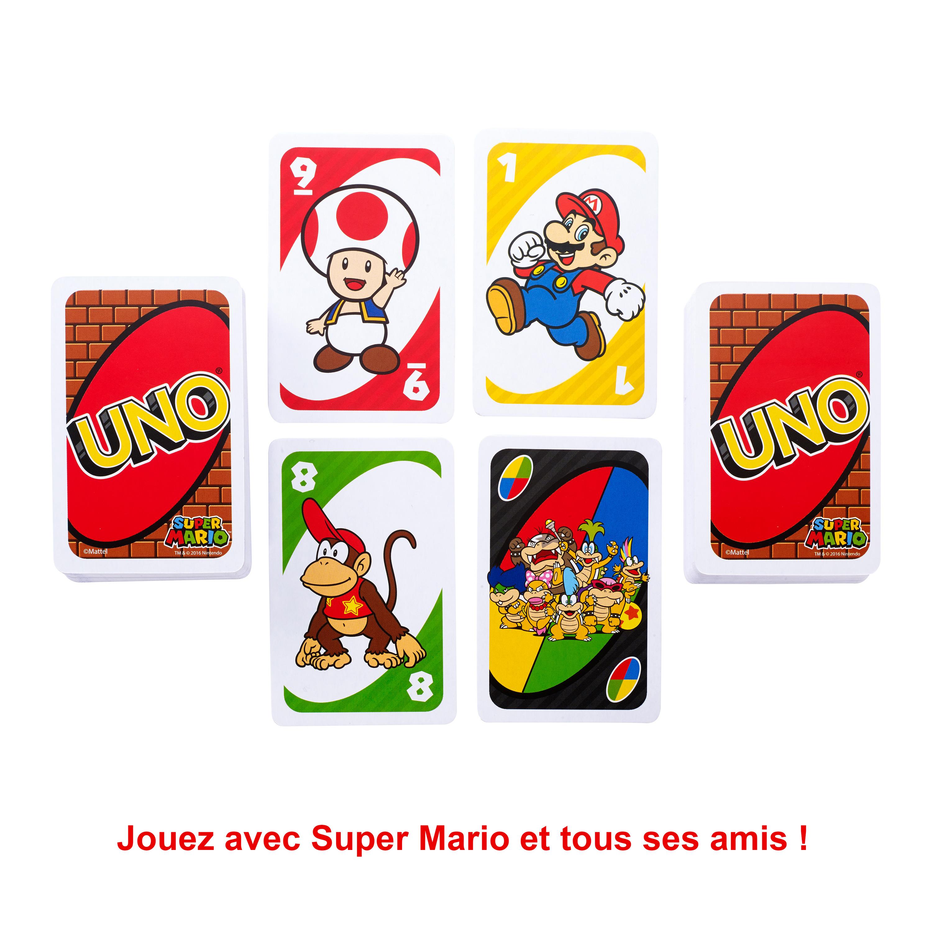 Voir la diapositive 8 : MATTEL Jeu UNO Super Mario Bros