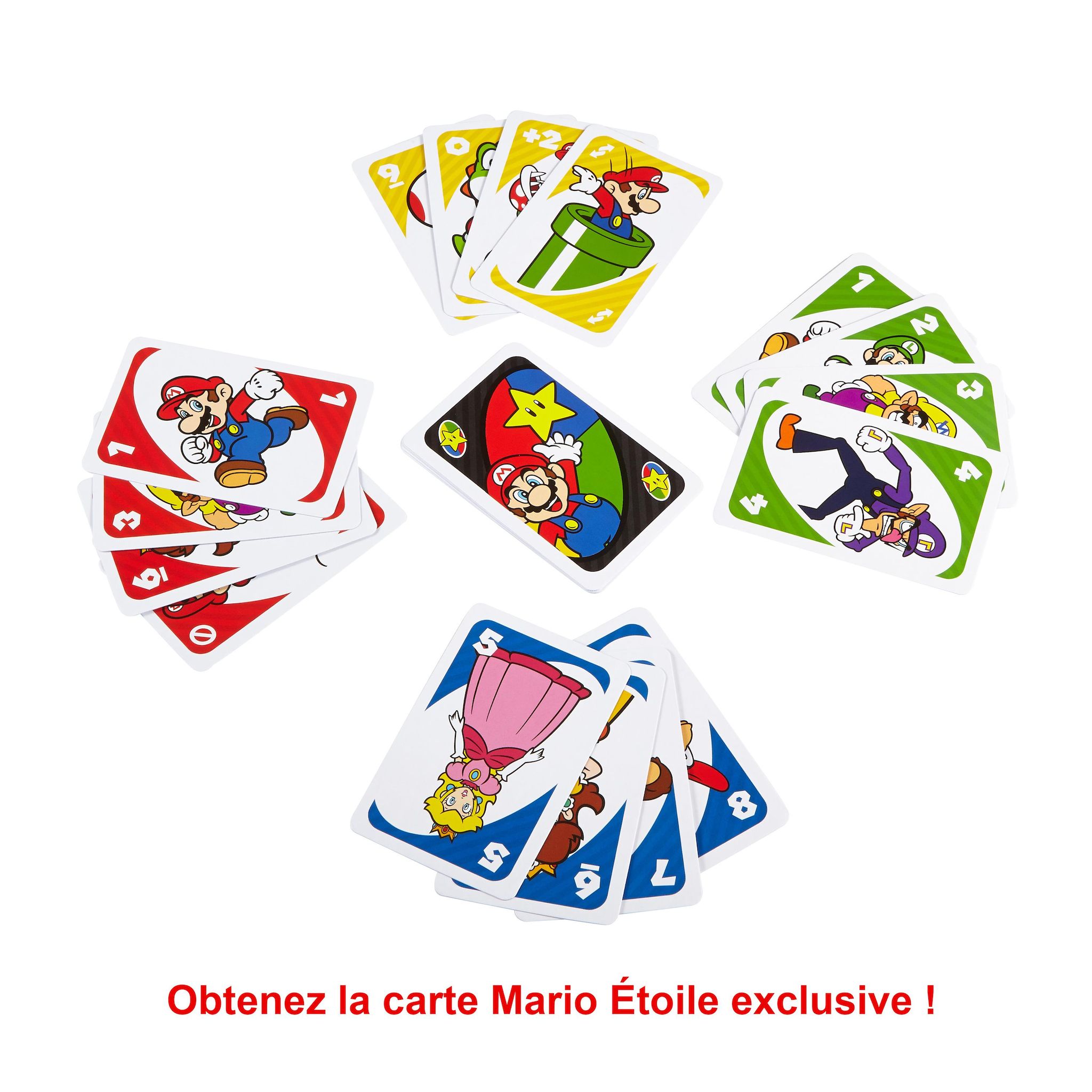 Voir la diapositive 9 : MATTEL Jeu UNO Super Mario Bros