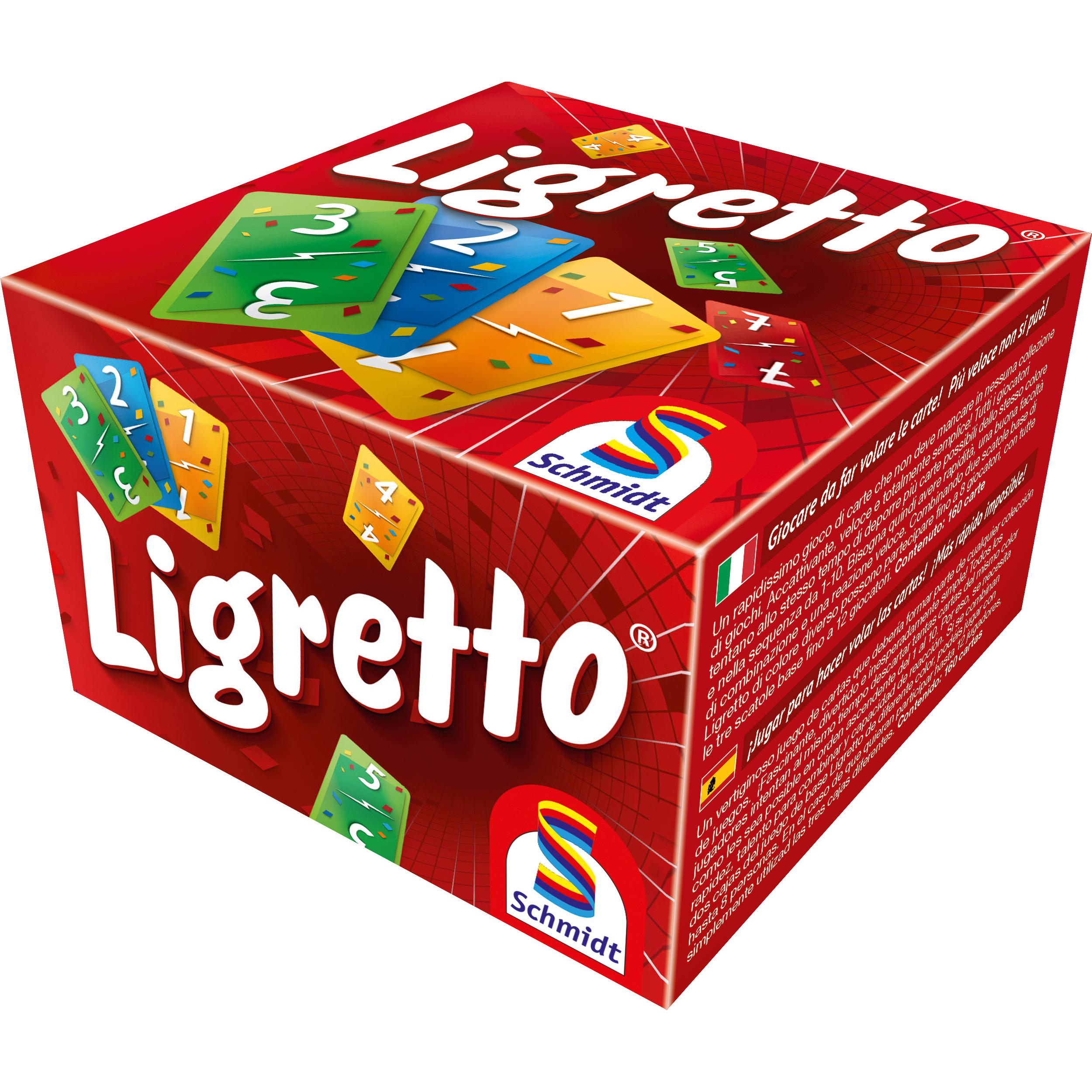 Voir la diapositive 2 : SCHMIDT Jeu Ligretto ROuge
