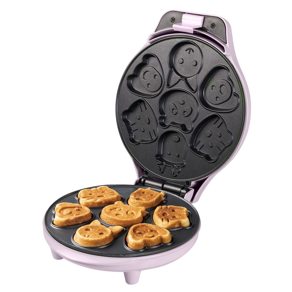BESTRON Gaufrier animaux AAW700P - Rose