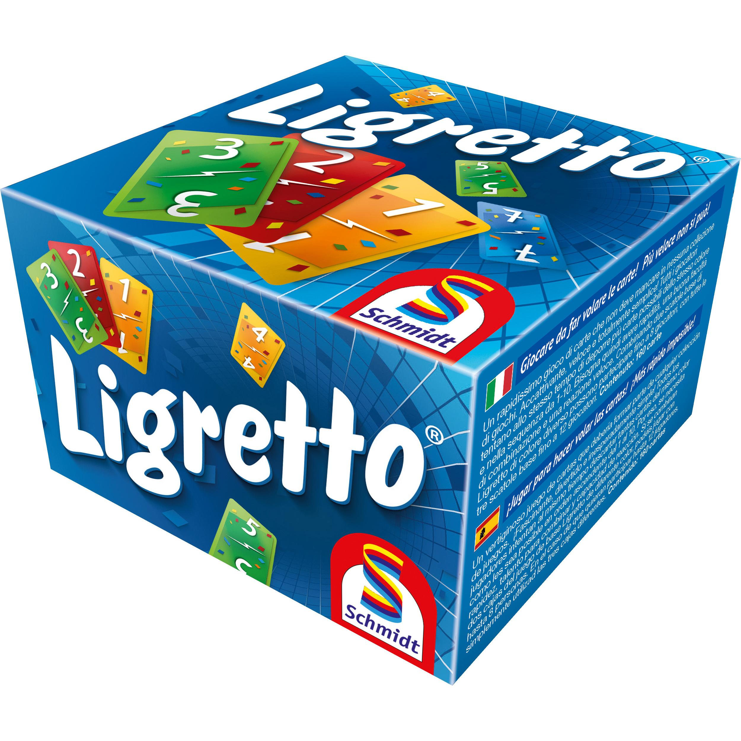 Voir la diapositive 2 : SCHMIDT Jeu Ligretto Bleu