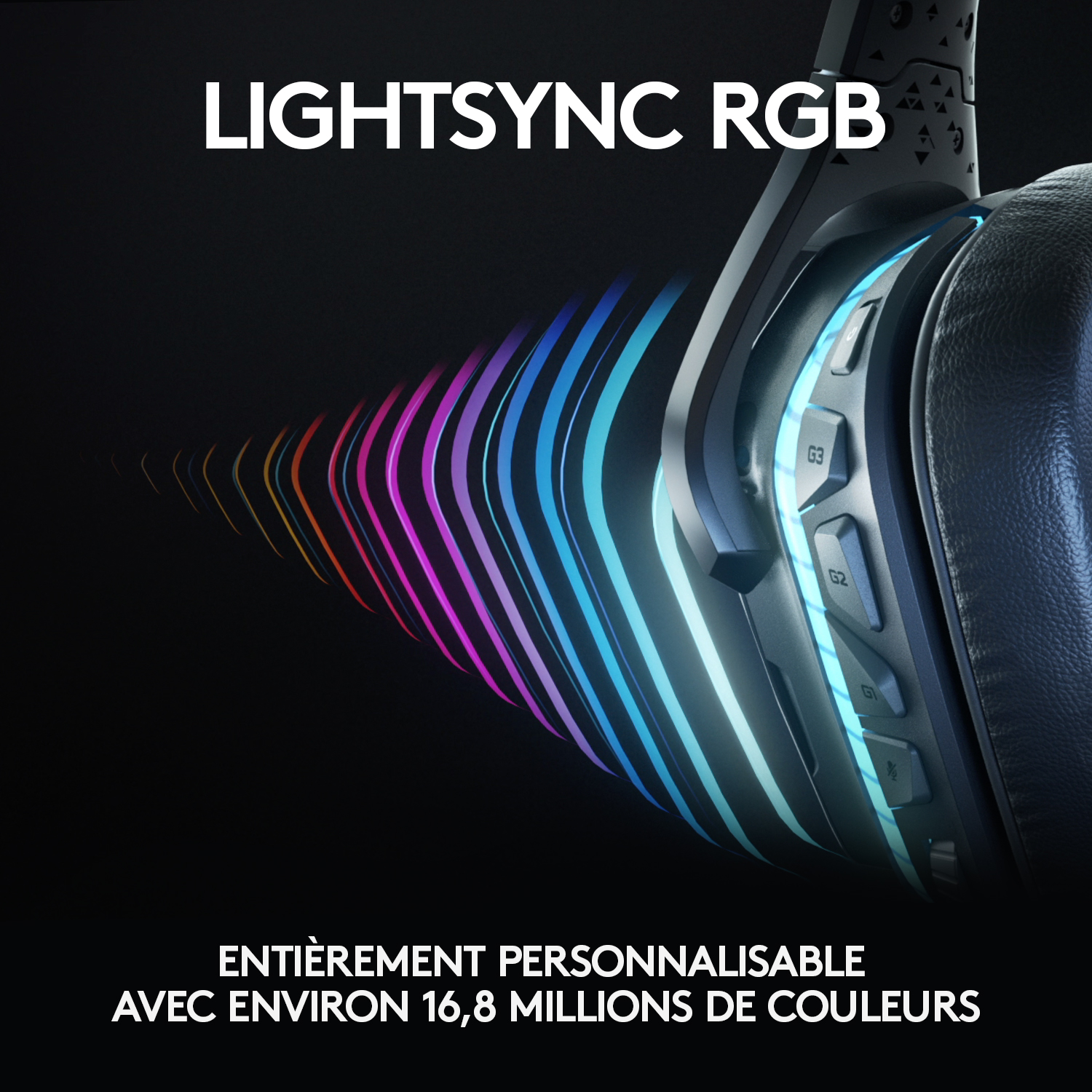 Voir la diapositive 4 : LOGITECH Casque audio G635 casque gaming SF - Noir