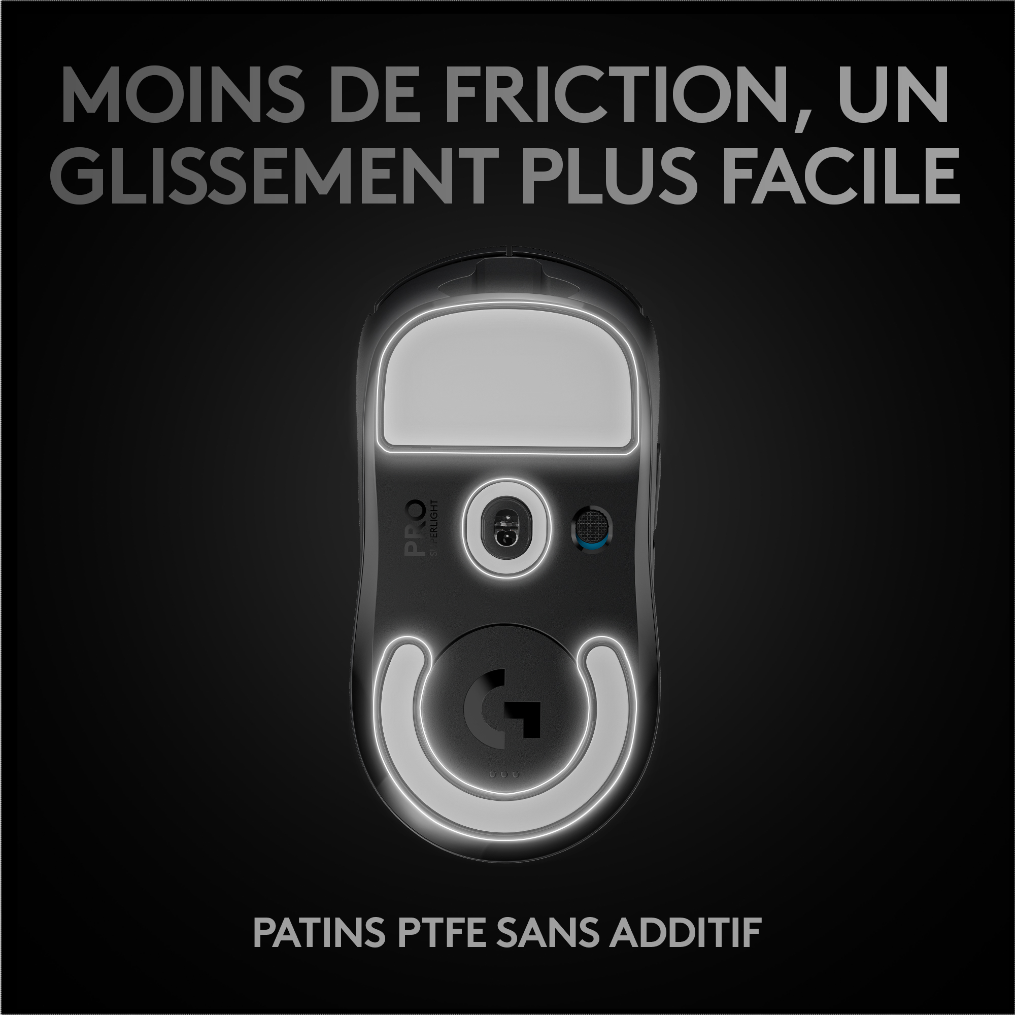 Voir la diapositive 6 : LOGITECH Souris SF PRO X NR - Noir