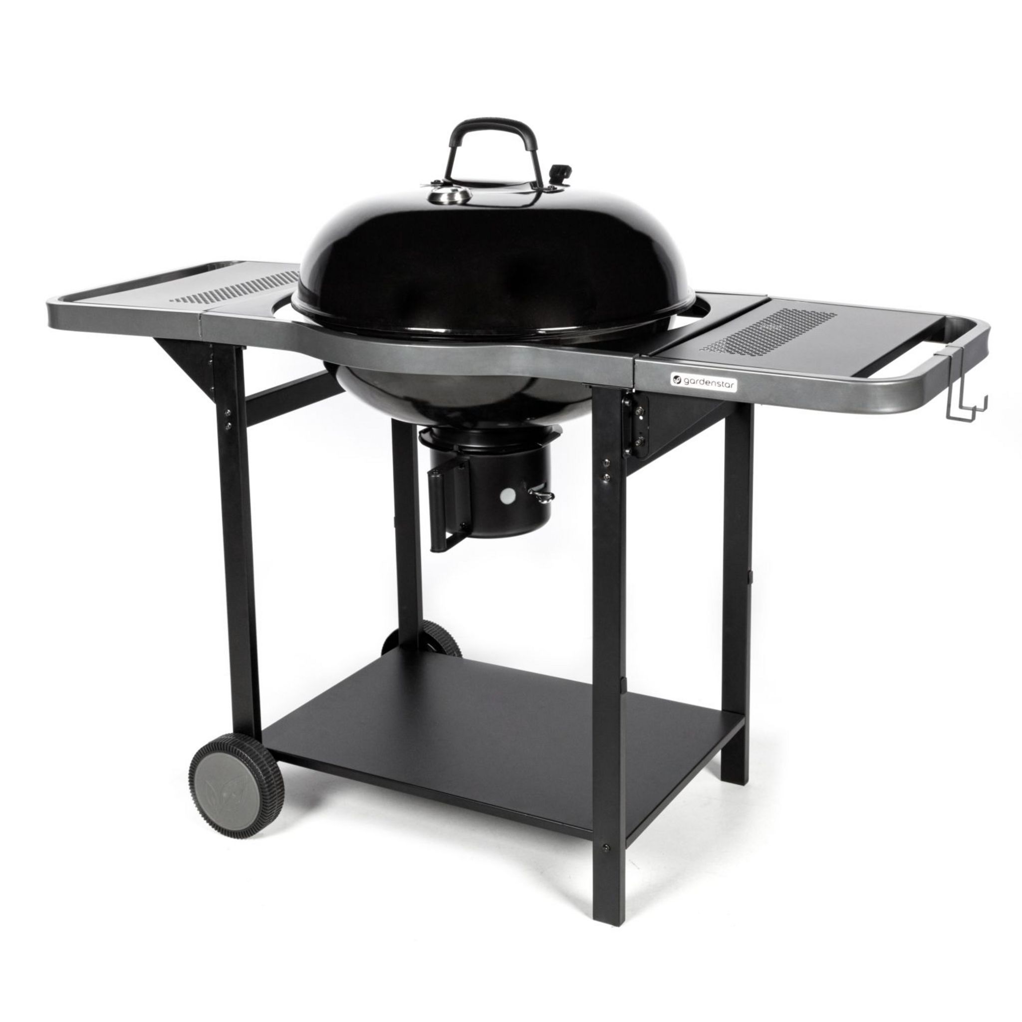 Voir la diapositive 2 : GARDENSTAR Barbecue charbon de bois en acier kettle