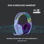 Voir la diapositive 10 : LOGITECH Casque audio G733 SF - Lilas