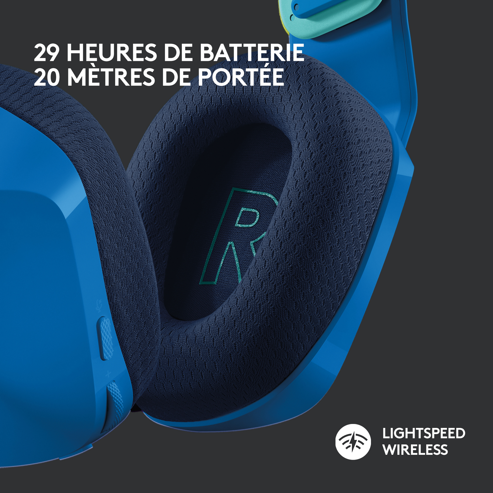 Voir la diapositive 3 : LOGITECH Casque audio G733 G SF - Bleu