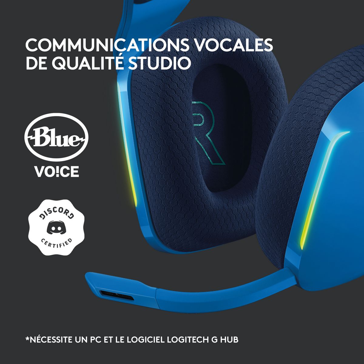 LOGITECH Casque audio G733 G SF - Bleu