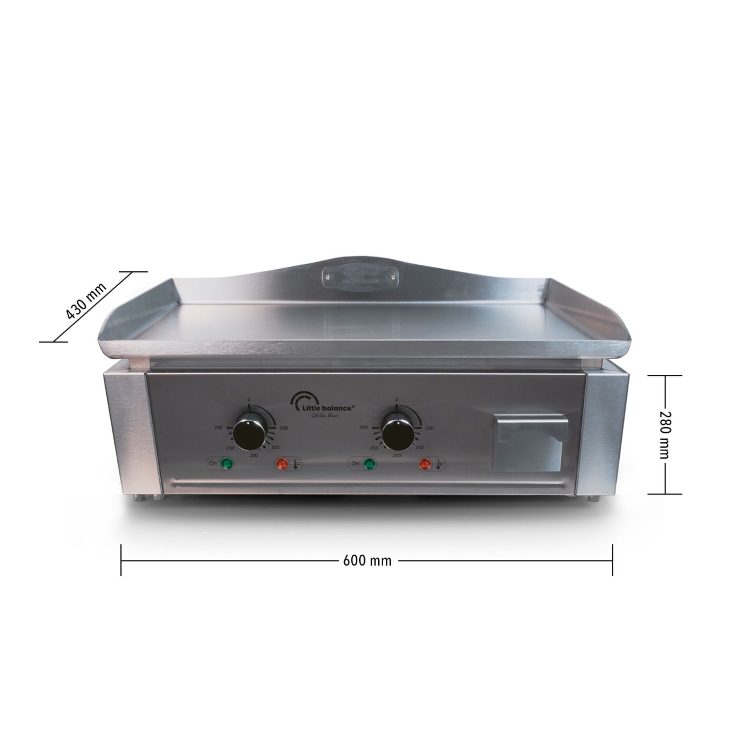 Voir la diapositive 2 : LITTLE BALANCE Plancha électrique AQ 8476 - Inox