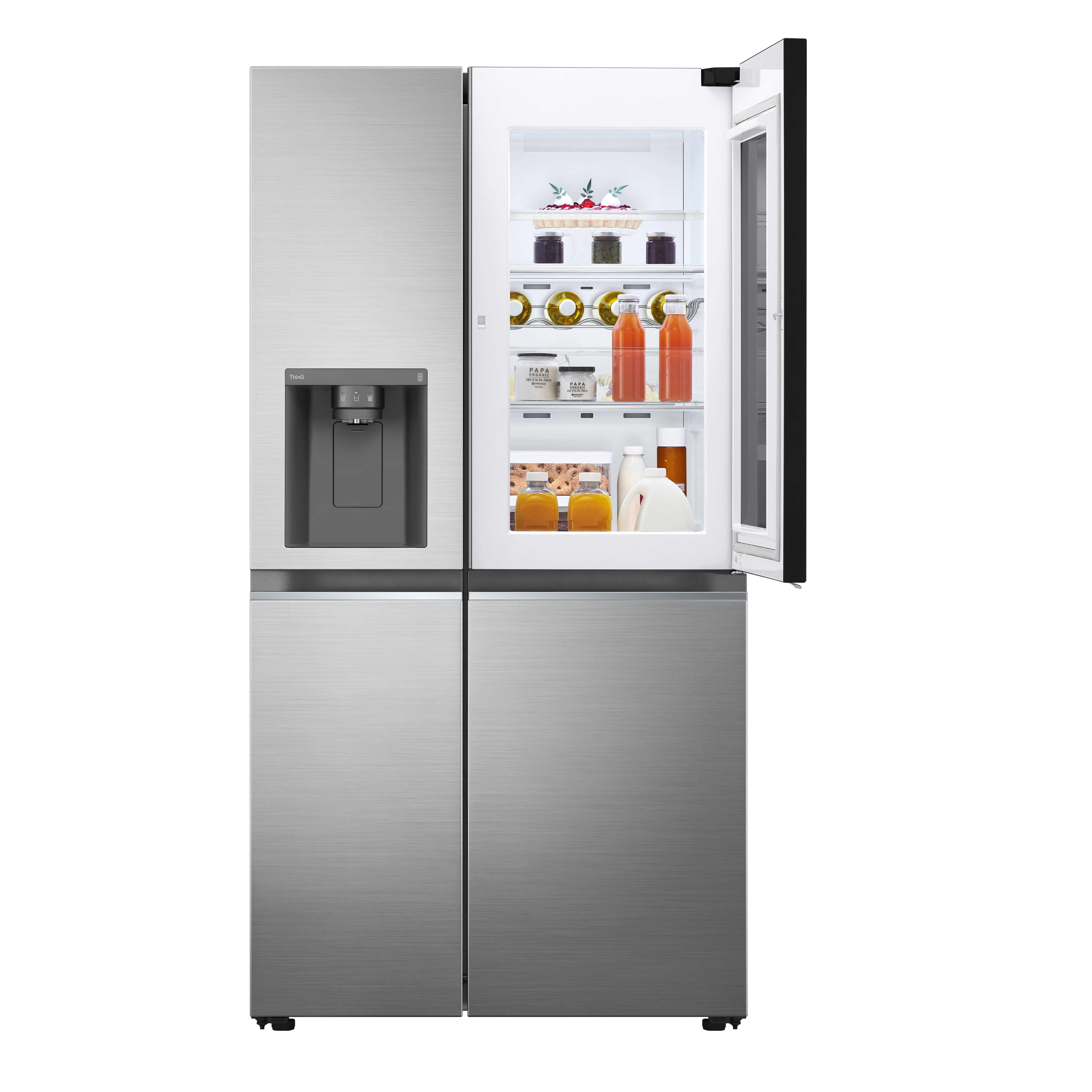 Voir la diapositive 9 : LG Réfrigérateur américain GSXV80PZLE, 635 L, Froid ventilé No frost