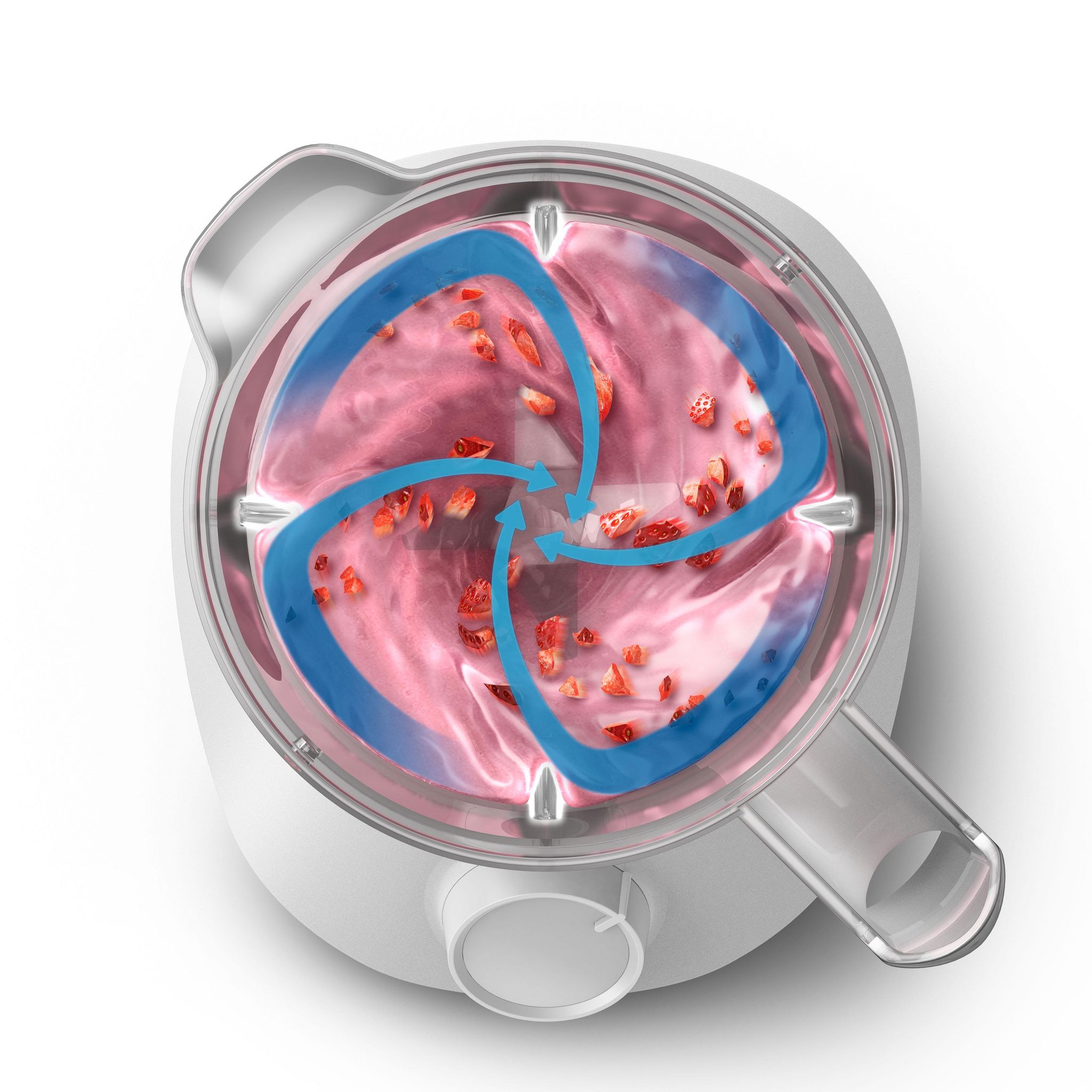 Voir la diapositive 5 : PHILIPS Blender HR2041/00 - Blanc