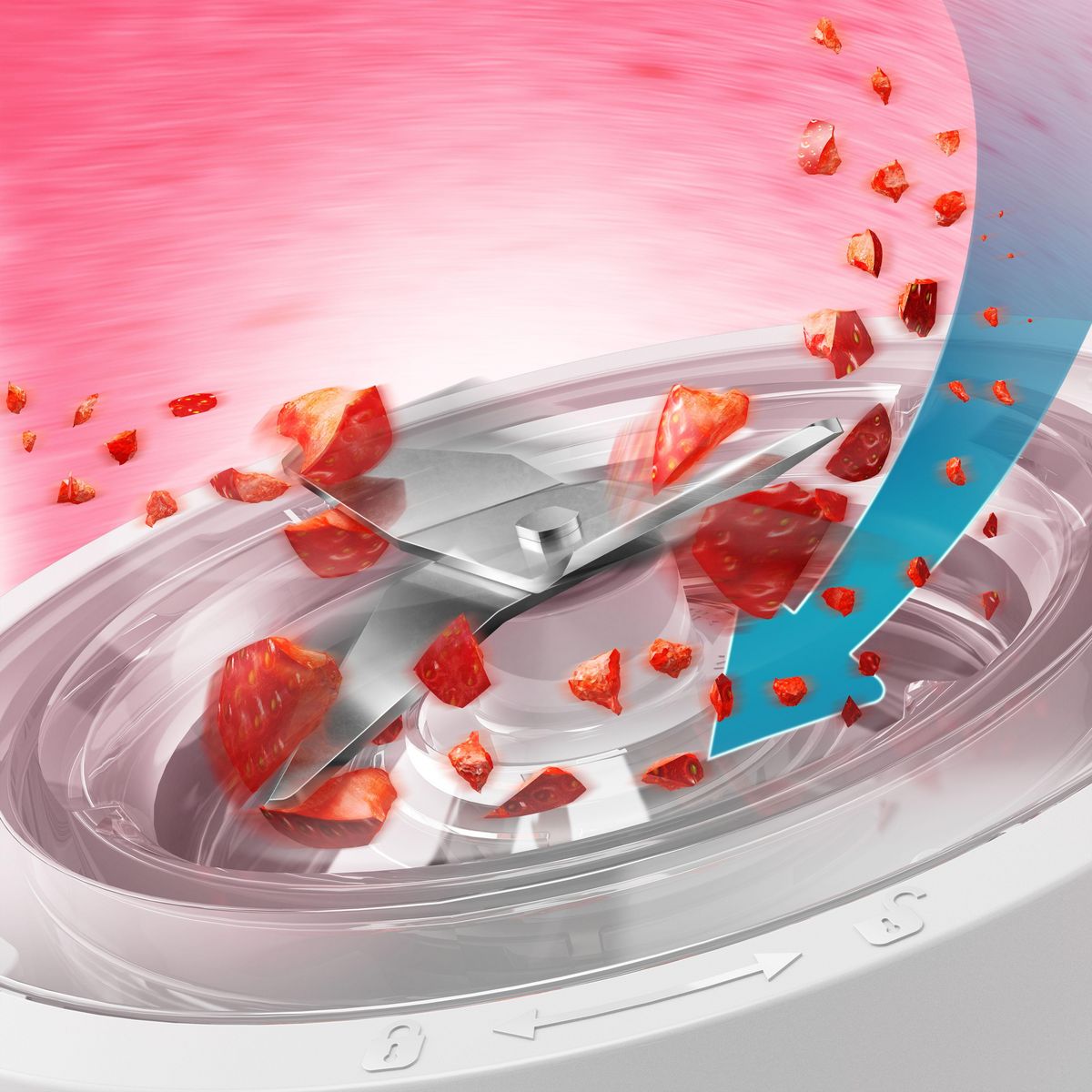 PHILIPS Blender HR2041/00 - Blanc