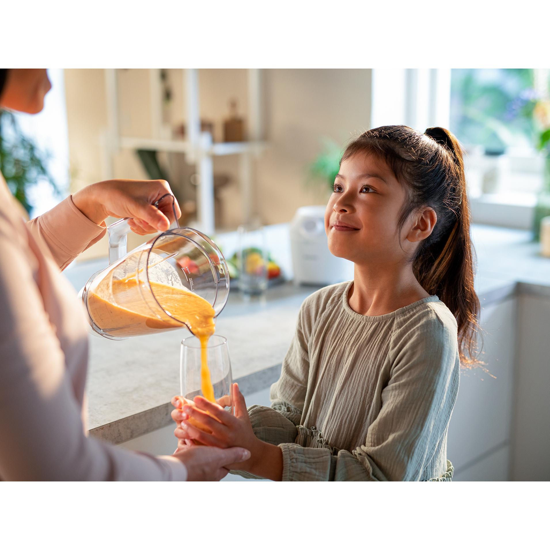 Voir la diapositive 10 : PHILIPS Blender HR2041/00 - Blanc