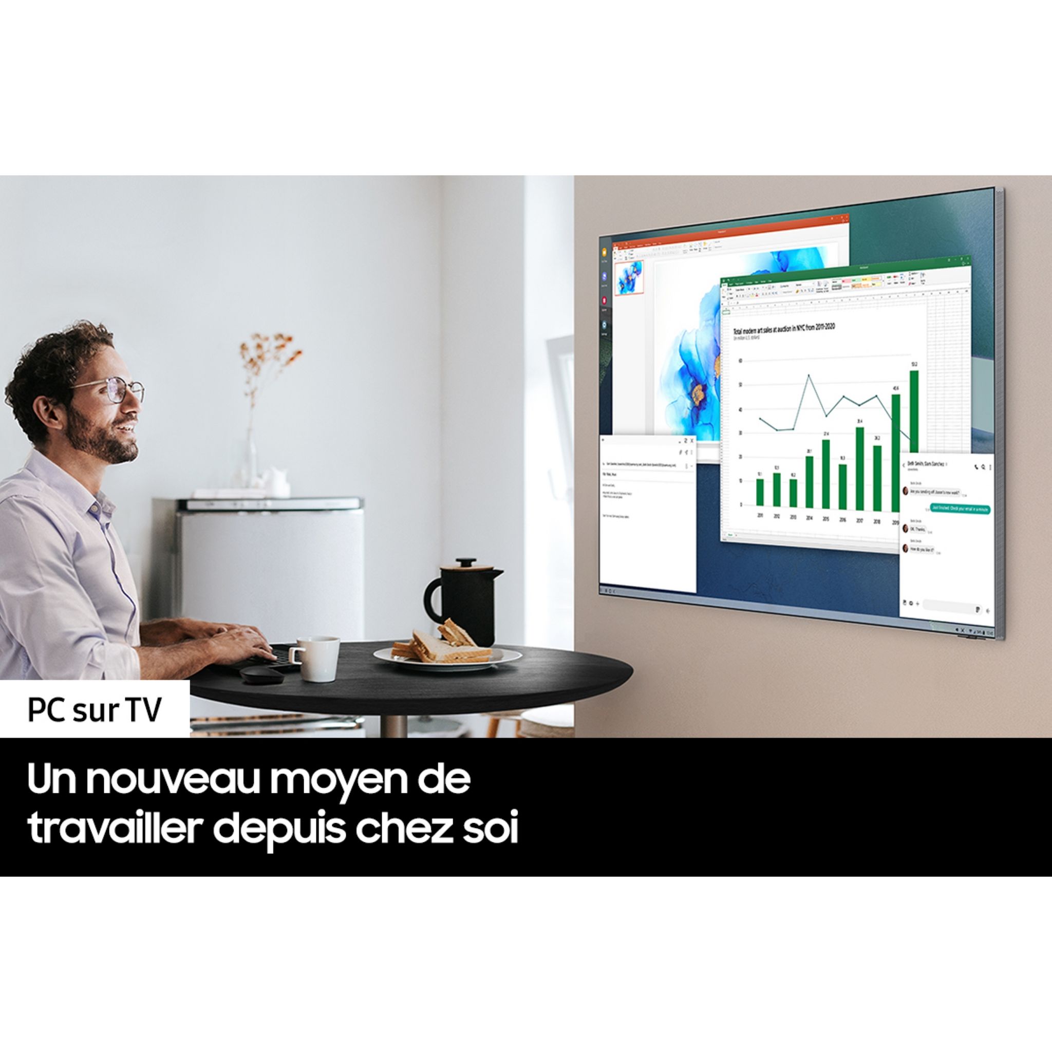 Voir la diapositive 3 : SAMSUNG TV LED UE50BU8505 2022 4K Crystal UHD, 127 cm Smart TV