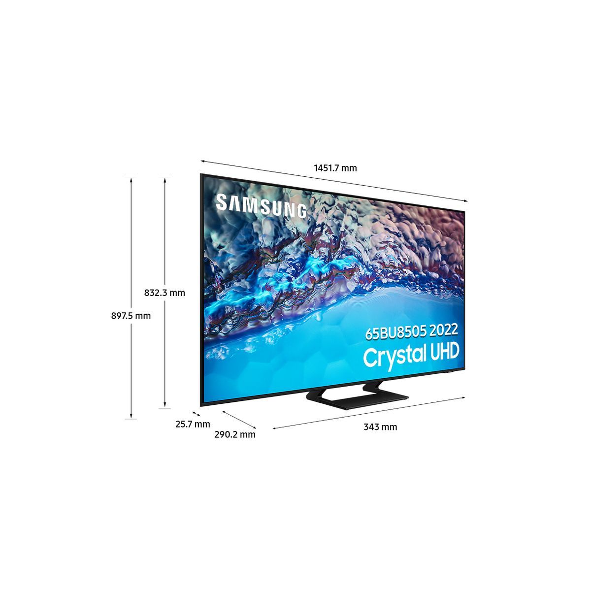 SAMSUNG UE65BU8505 2022 TV LED 4K Crystal UHD 163cm Smart TV