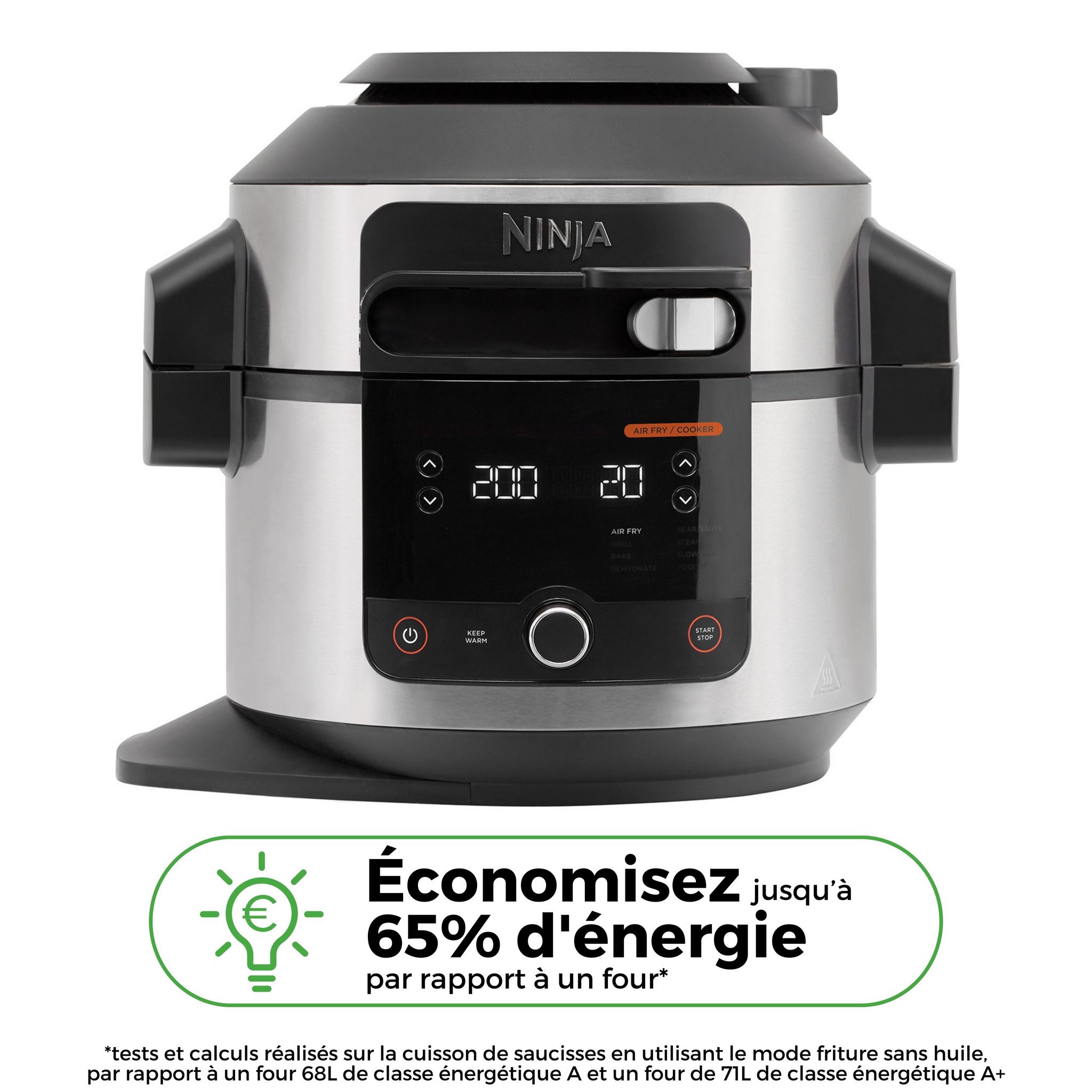 Voir la diapositive 2 : NINJA Multicuiseur Foodi OL550EU - Gris